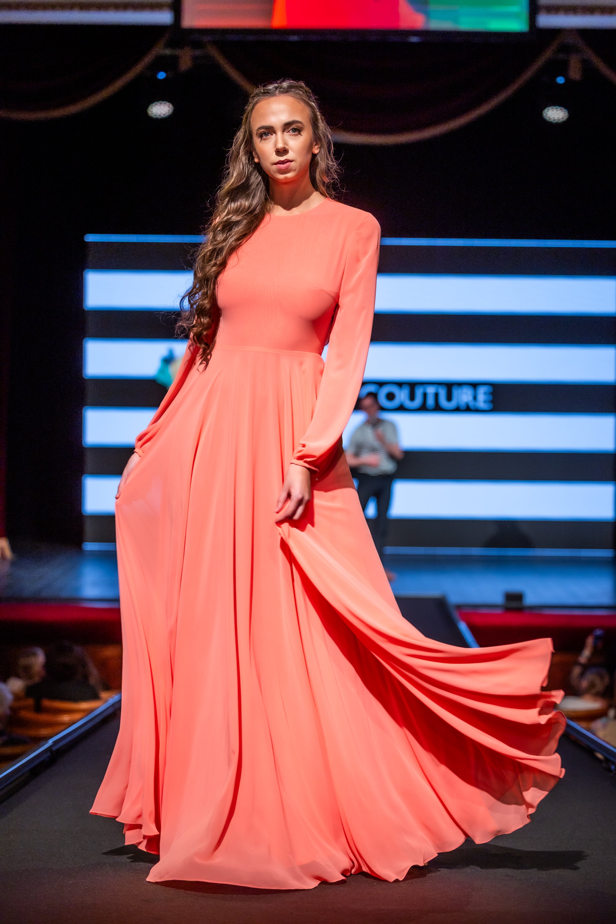 Dress Aurelia - peach