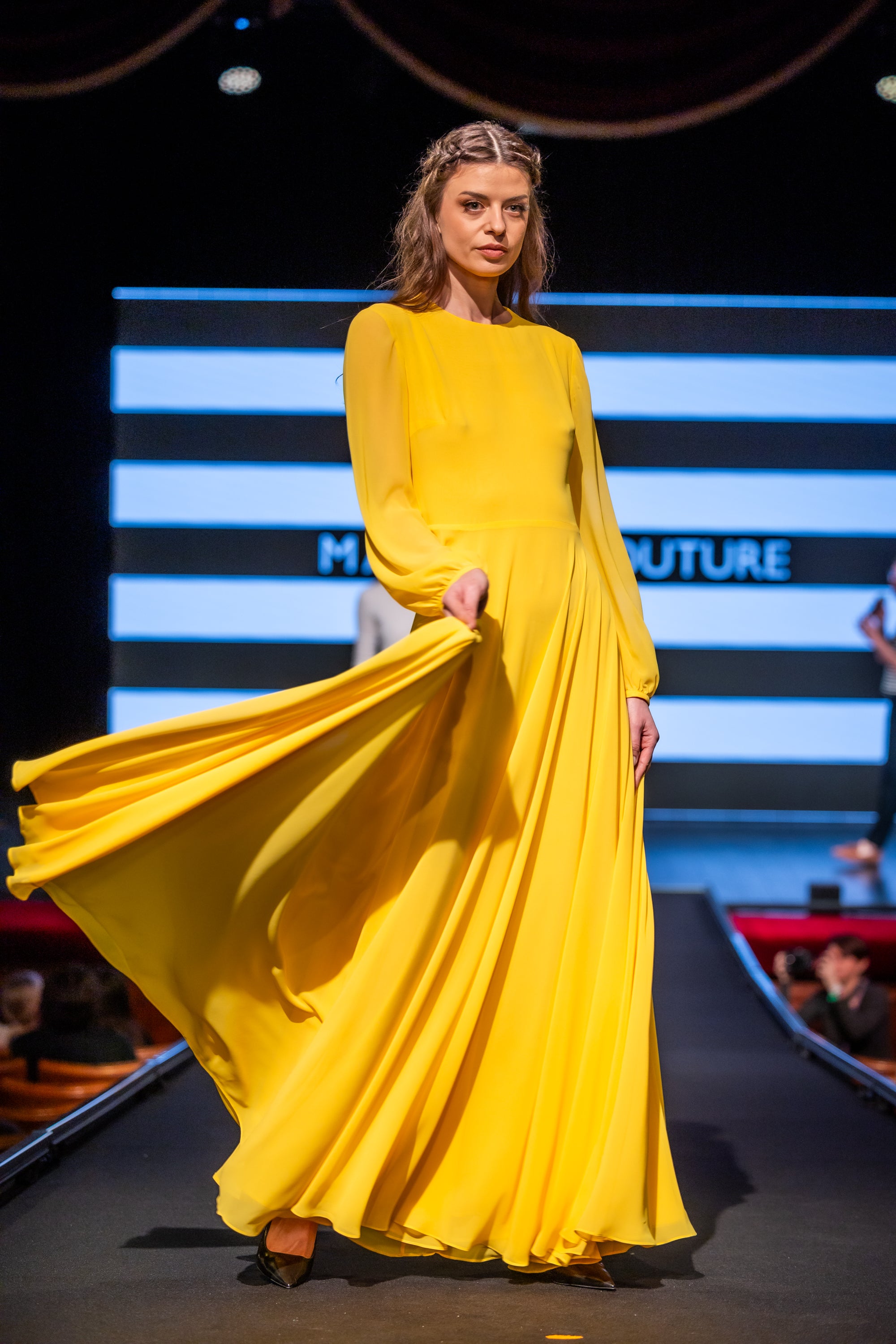Dress Aurelia - lemon