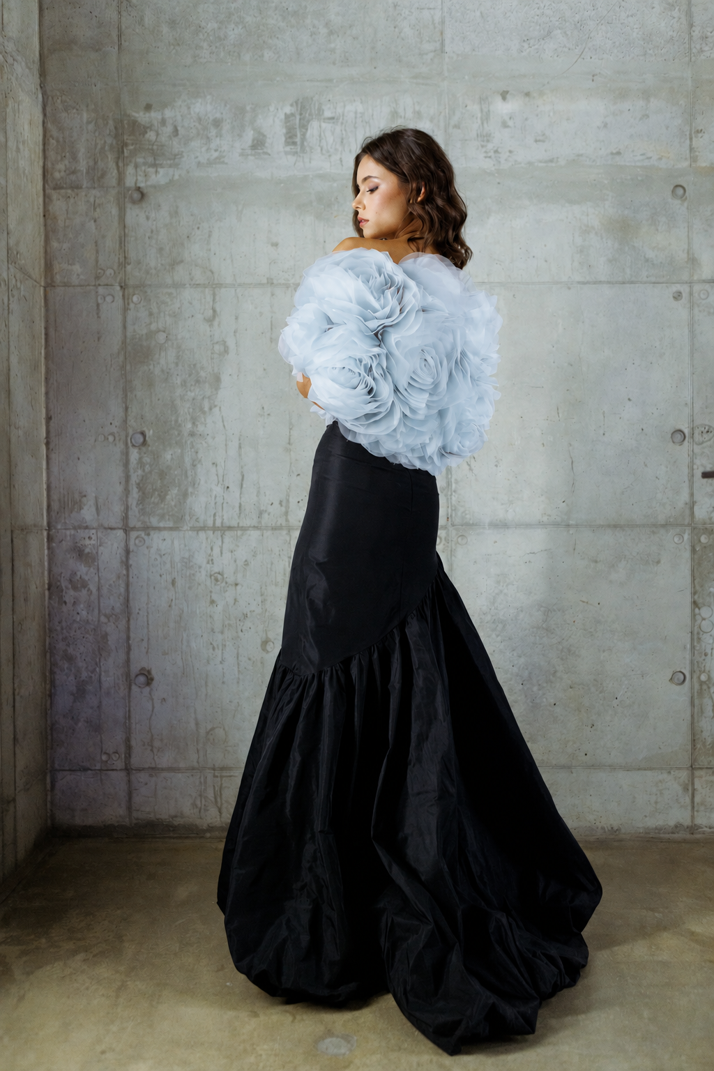 Rose Boa - light blue