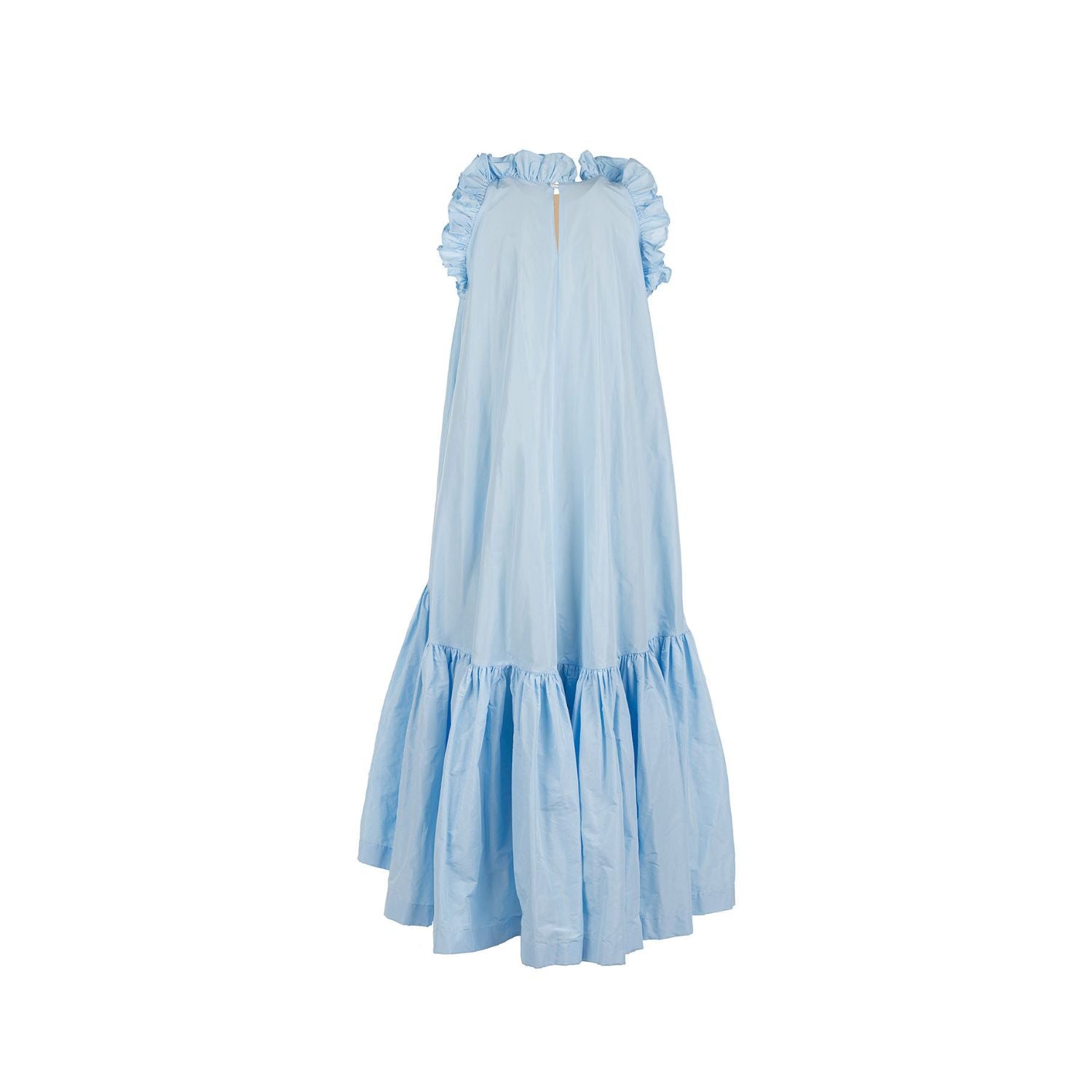 Taft dress Isabella - midi, blue
