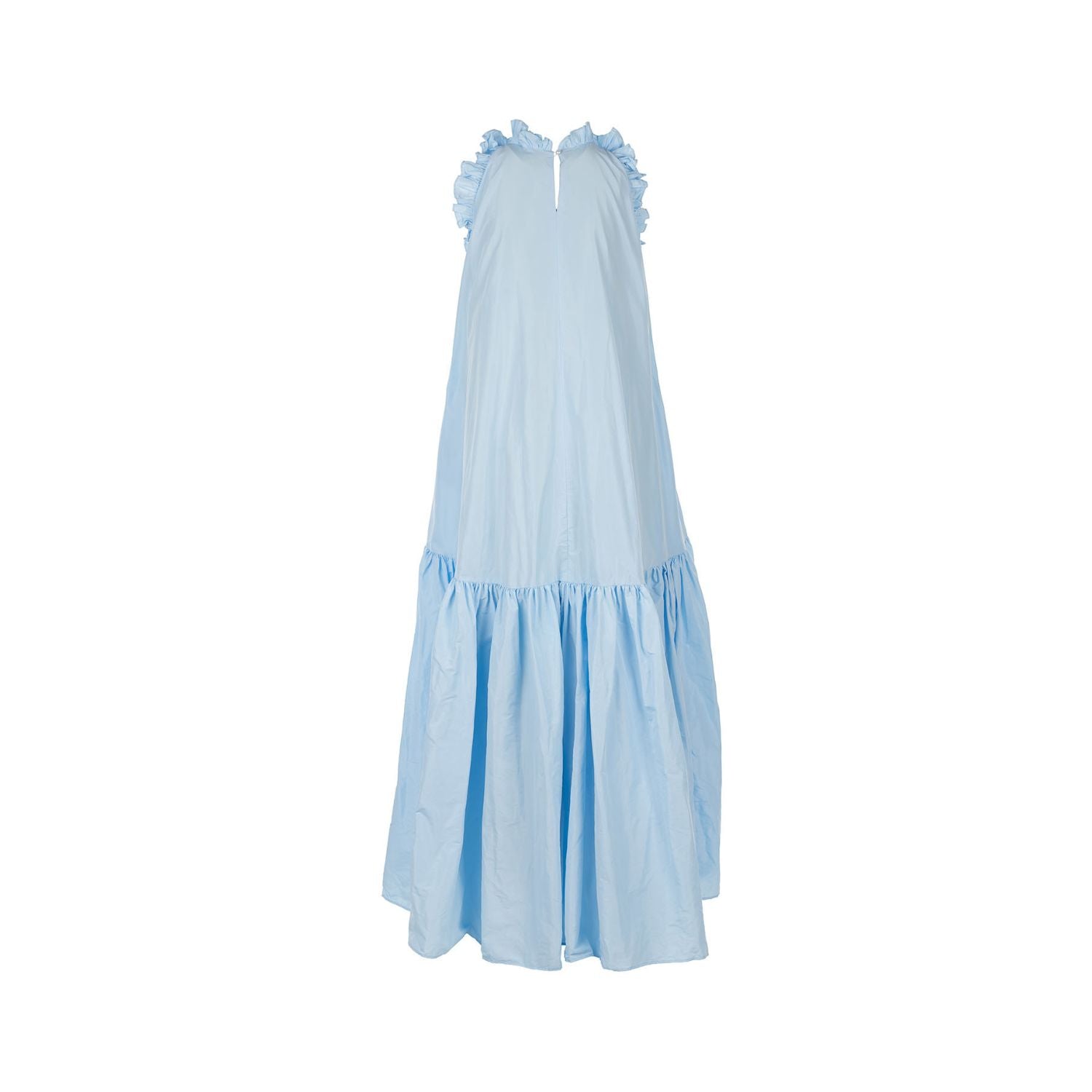 Taft dress Isabella - maxi, blue