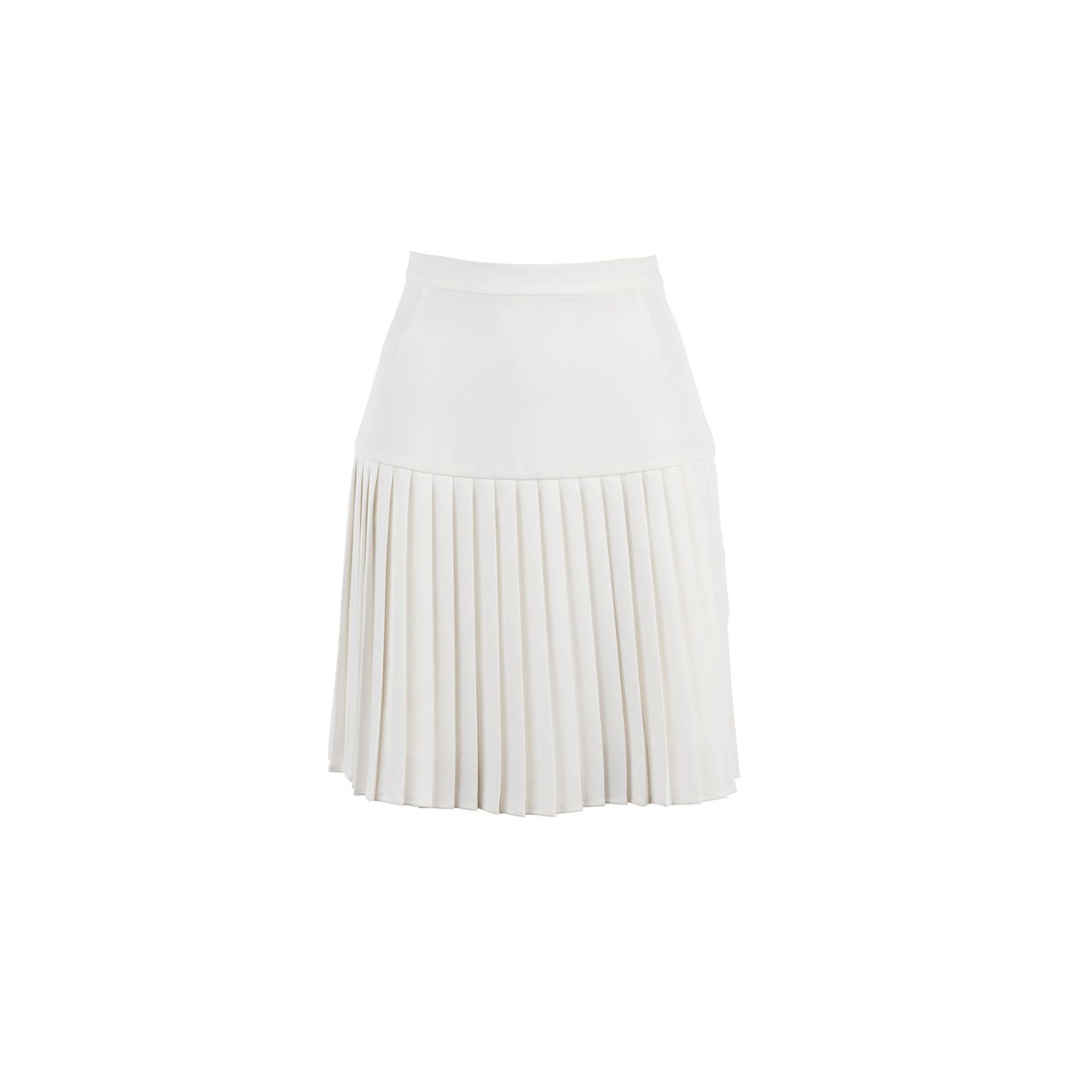Pleated Skirt Sirly - white