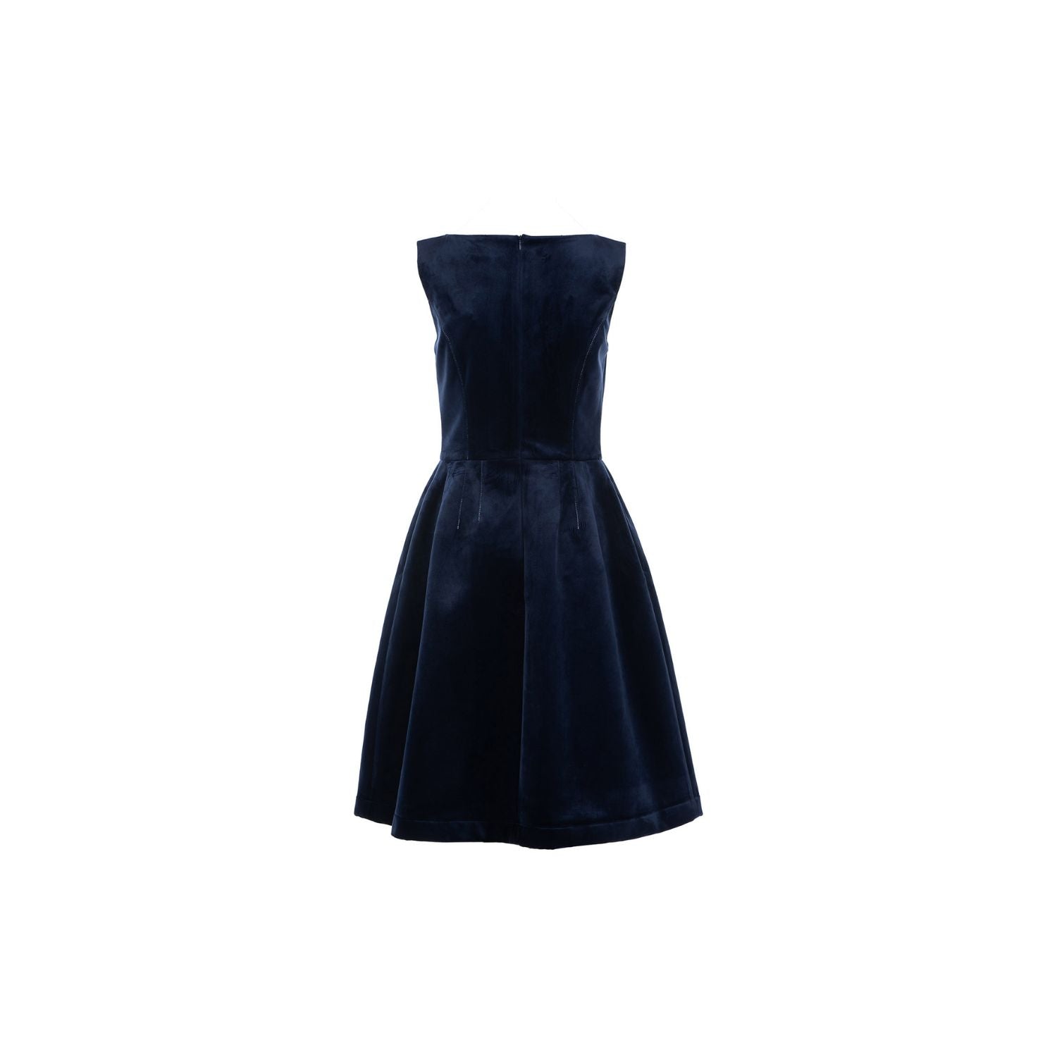 Dress Velvet Coral - blue, midi