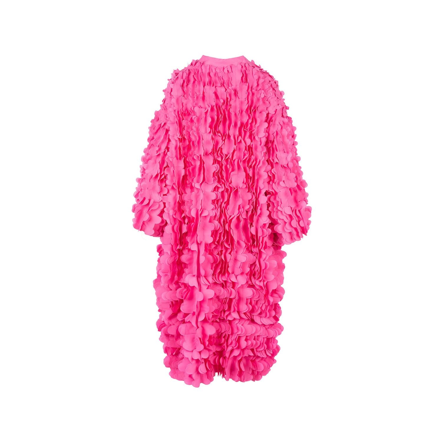 Teddy coat - fuchsia