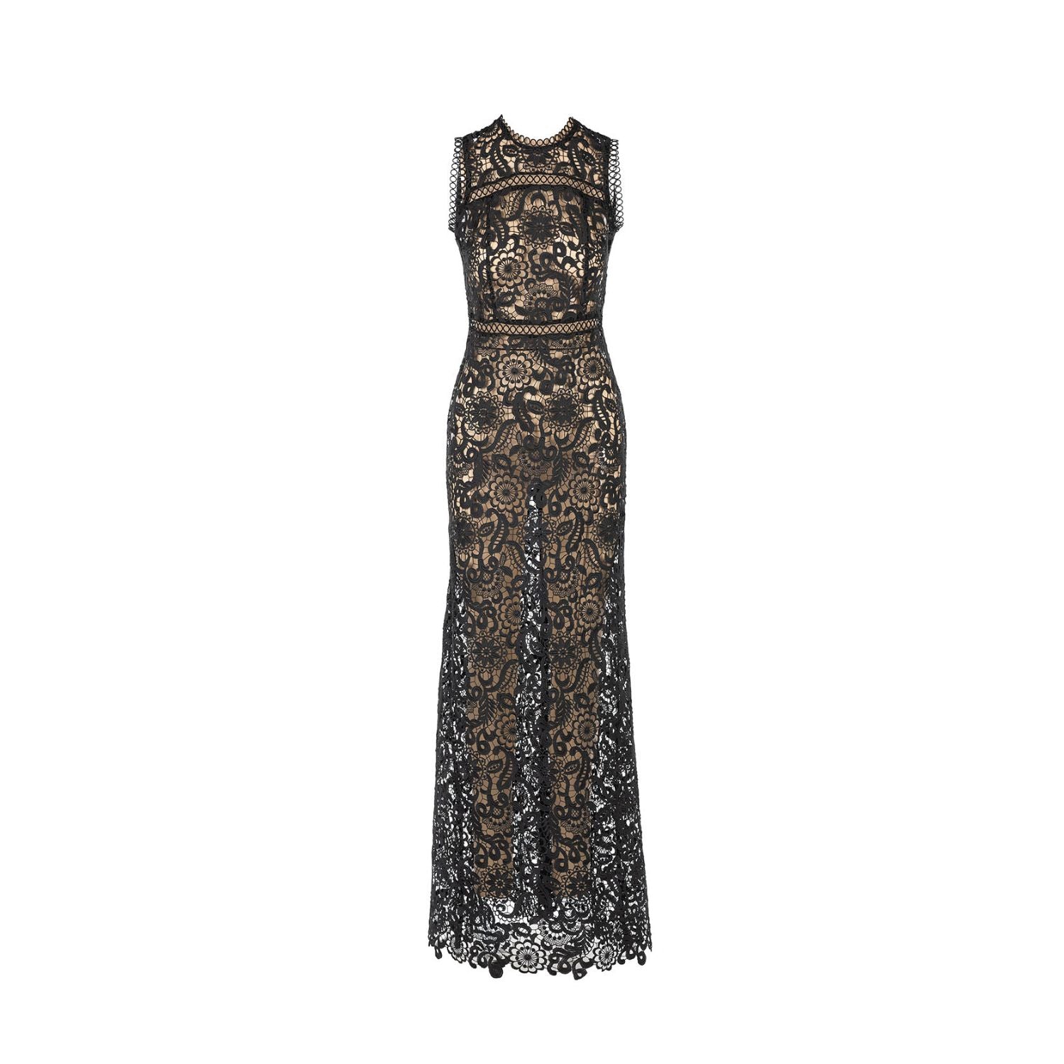 Dress Aurora - maxi, black