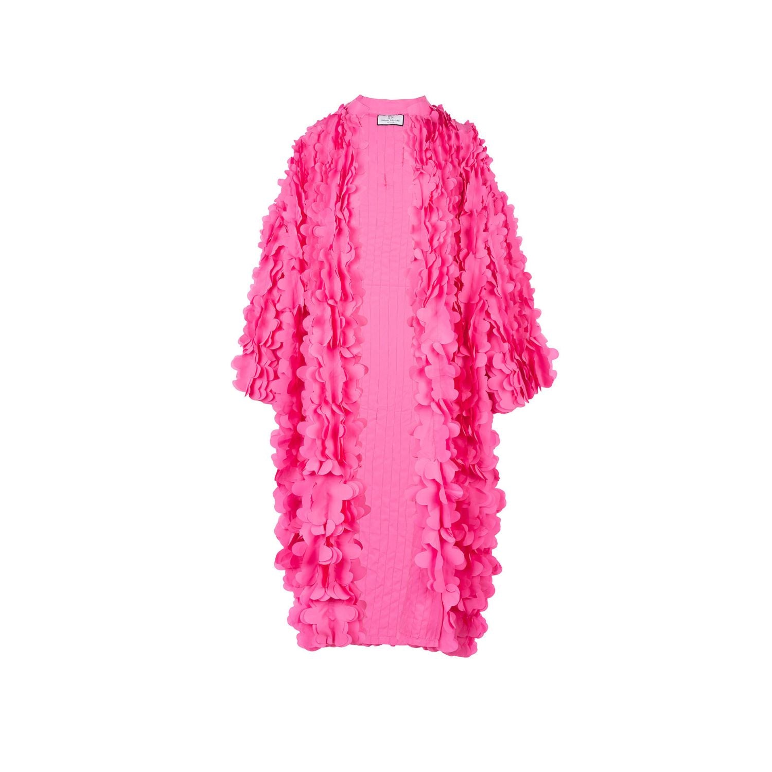 Teddy coat - fuchsia