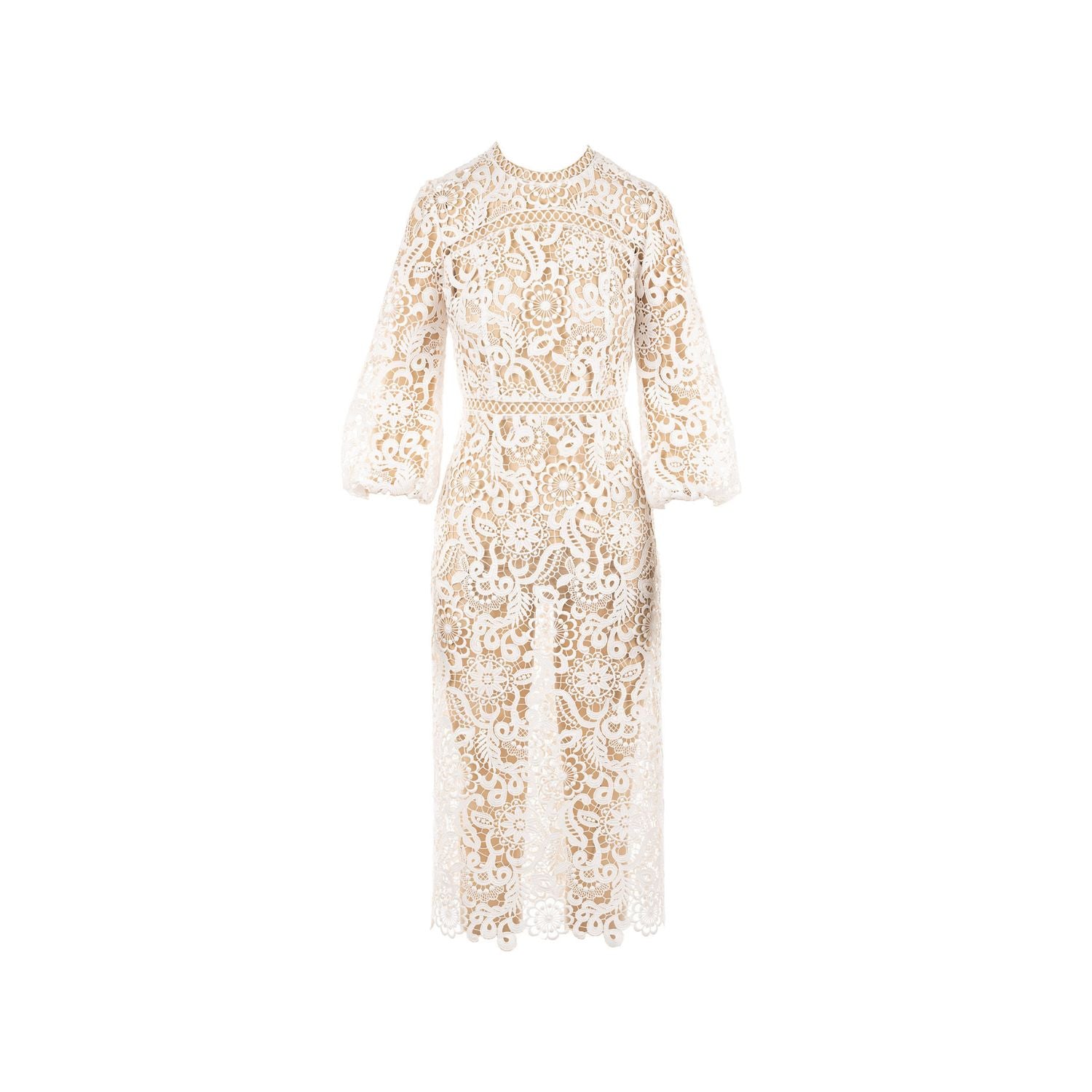 Dress Aurora - midi, white