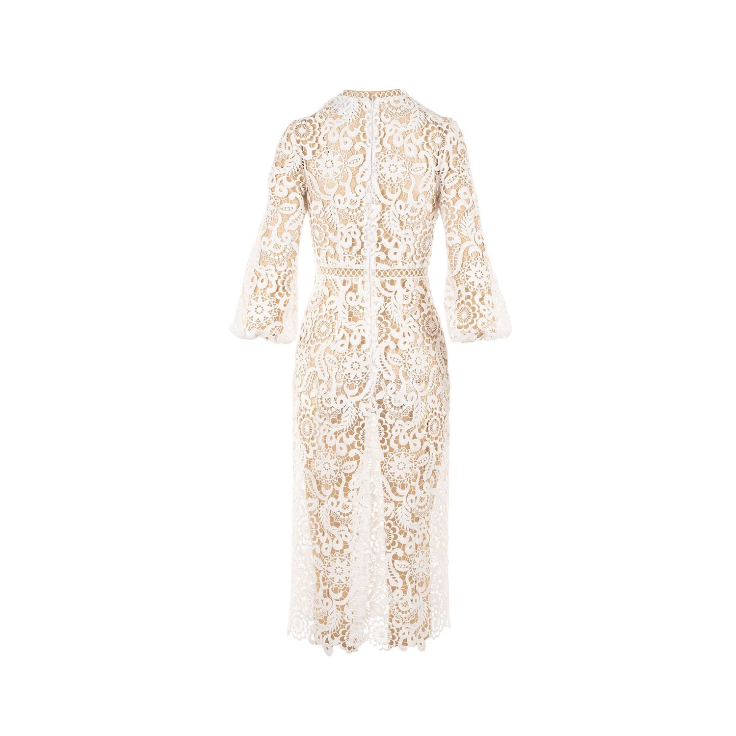 Dress Aurora - midi, white