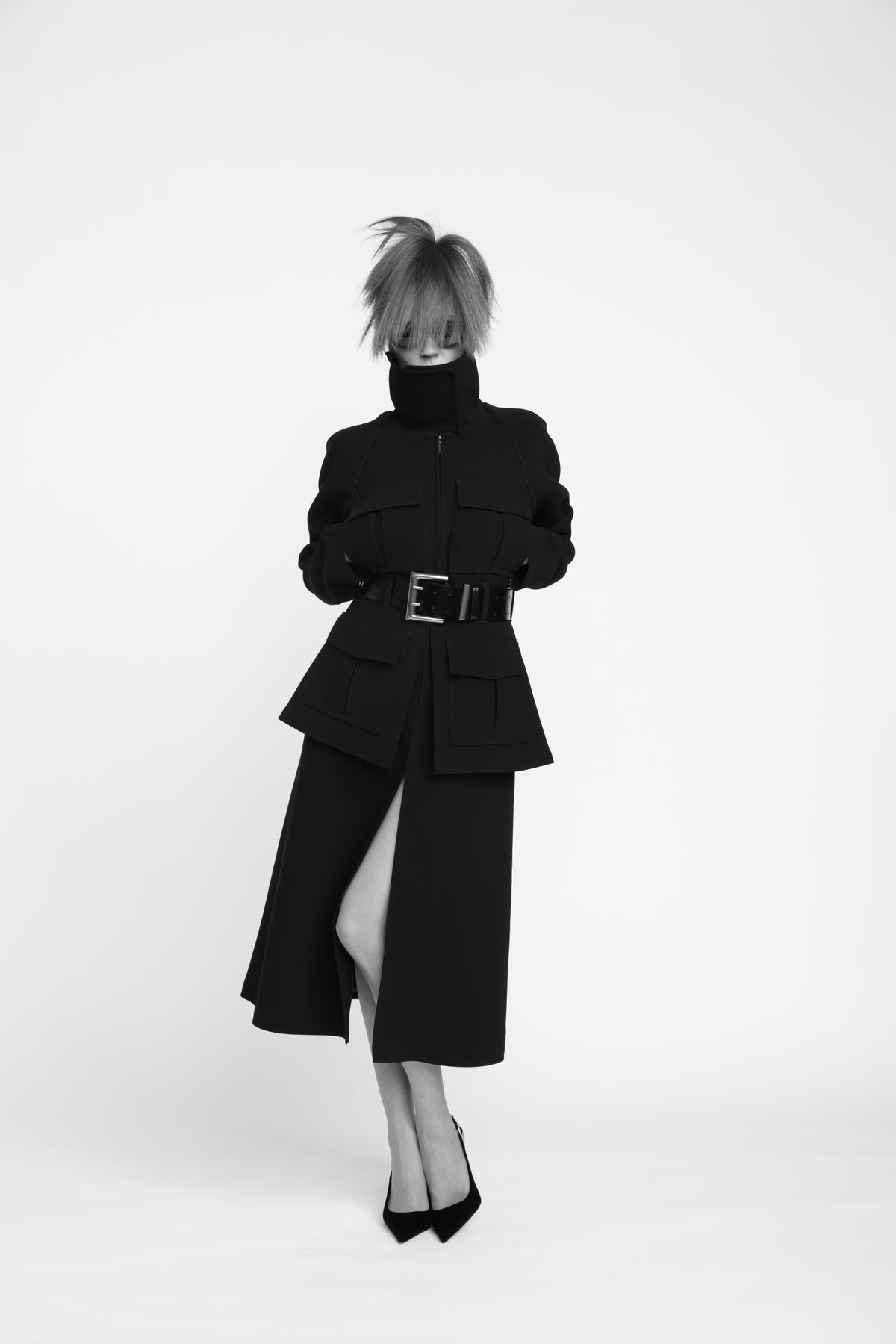 Mantelkleit Zahara - must, midi