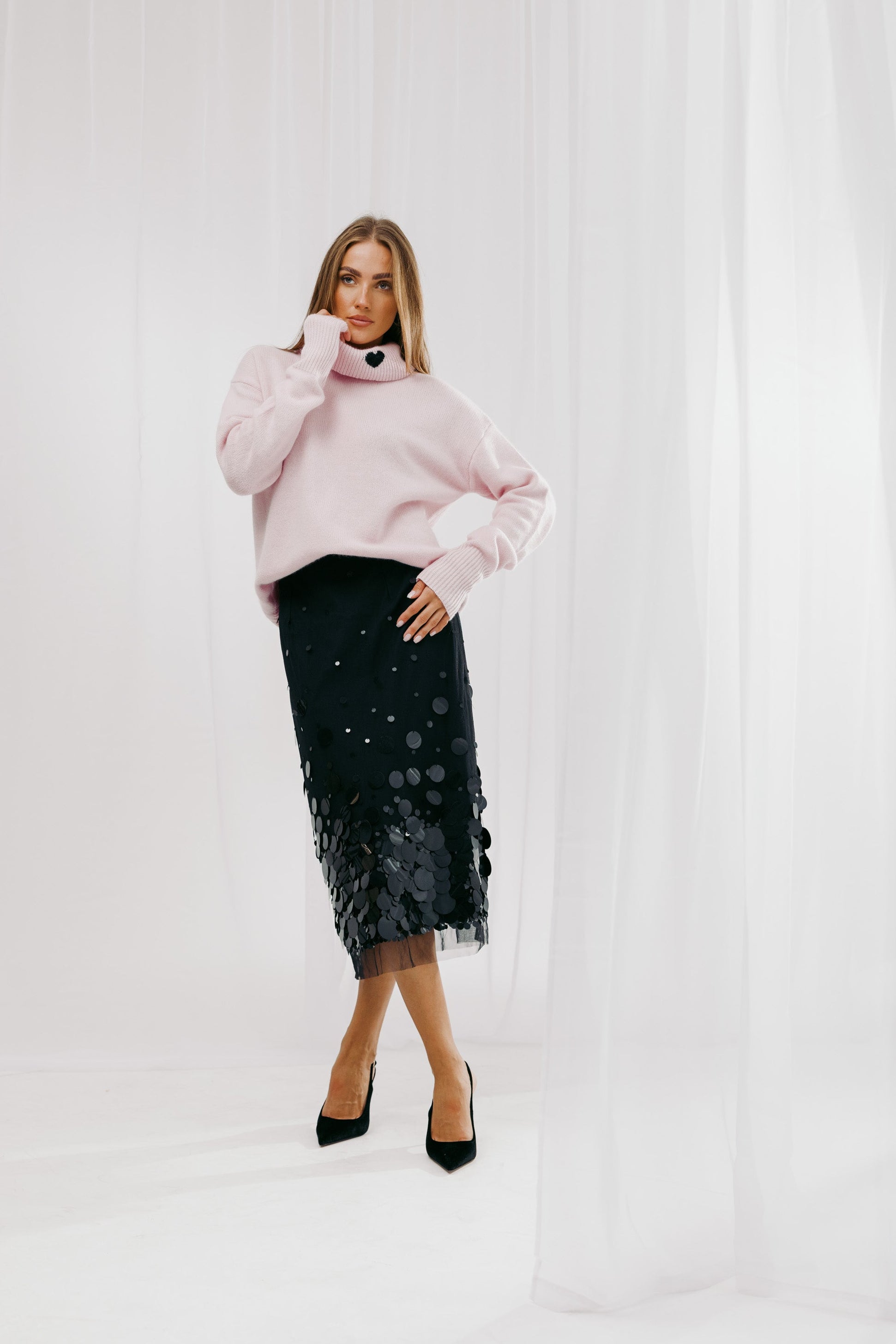 Seelik Embellished - must, midi