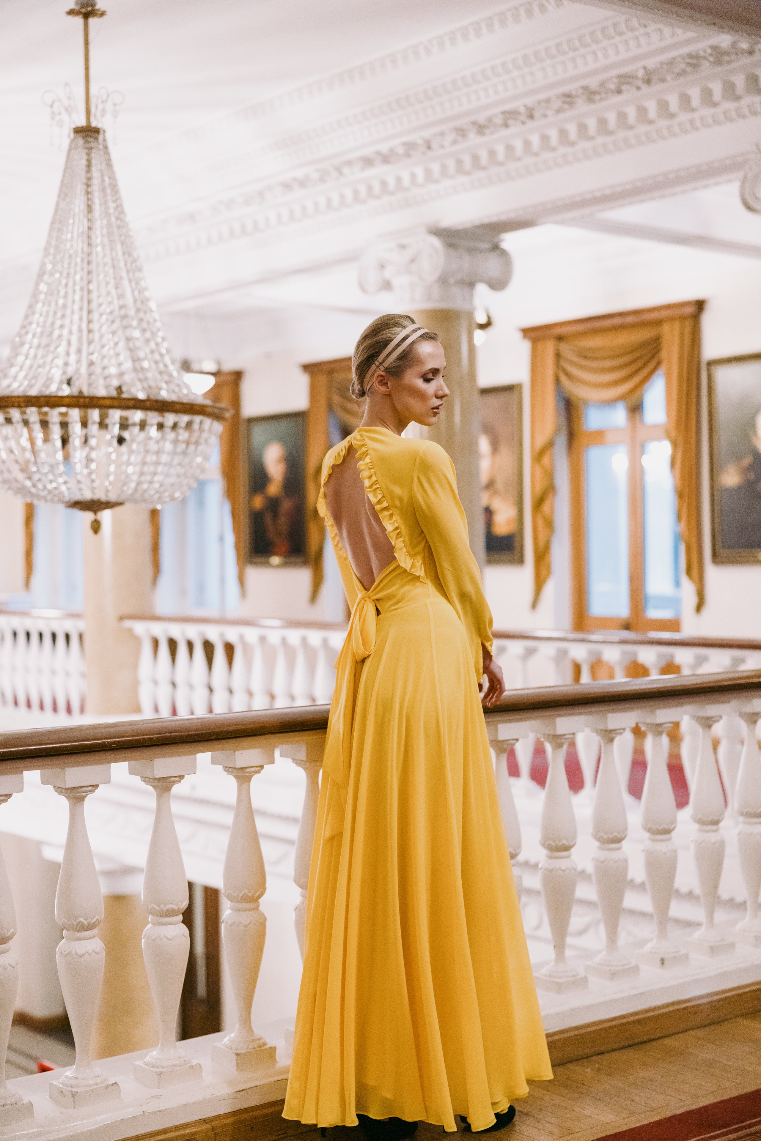Dress Aurelia - lemon