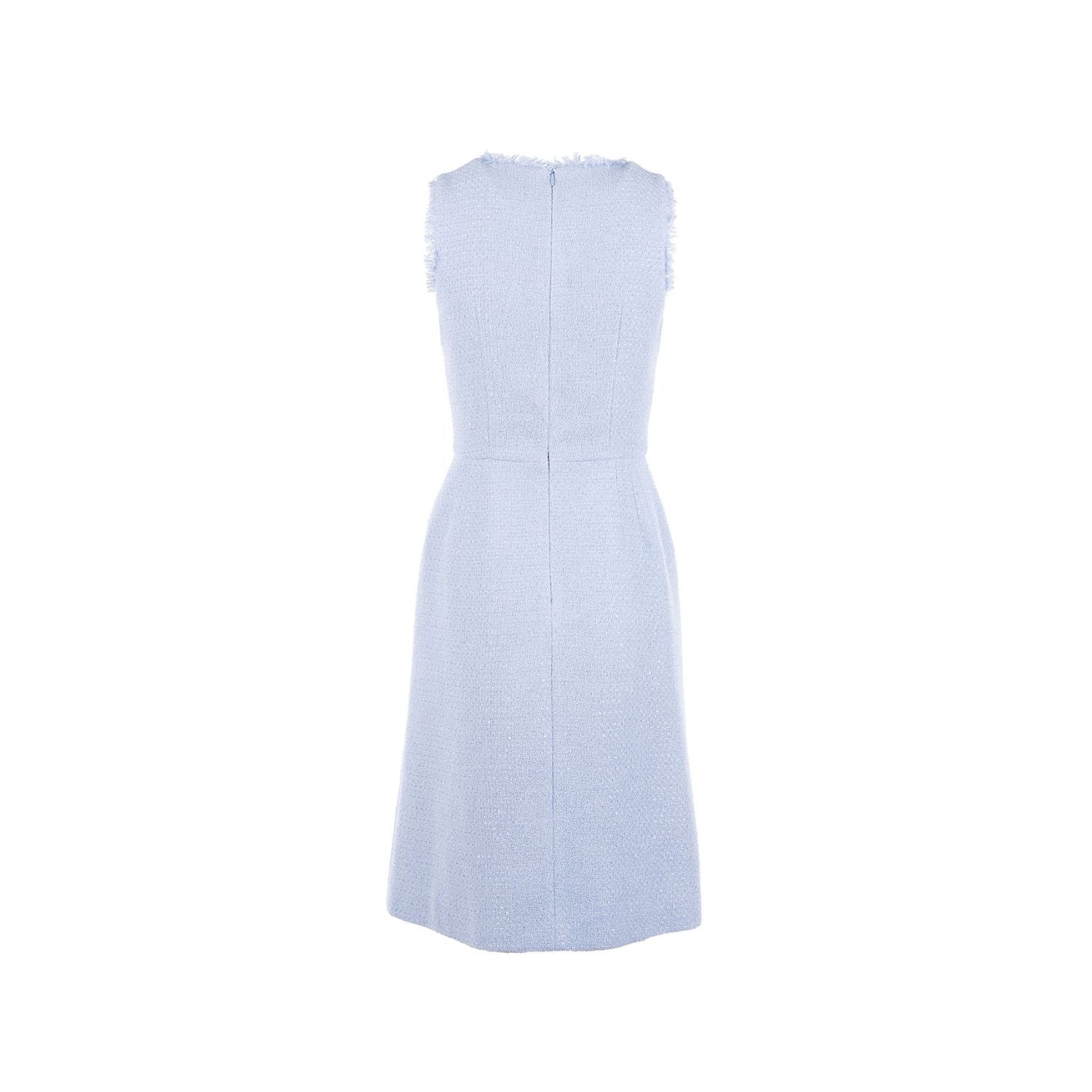 Tweed dress Margaux - blue, midi