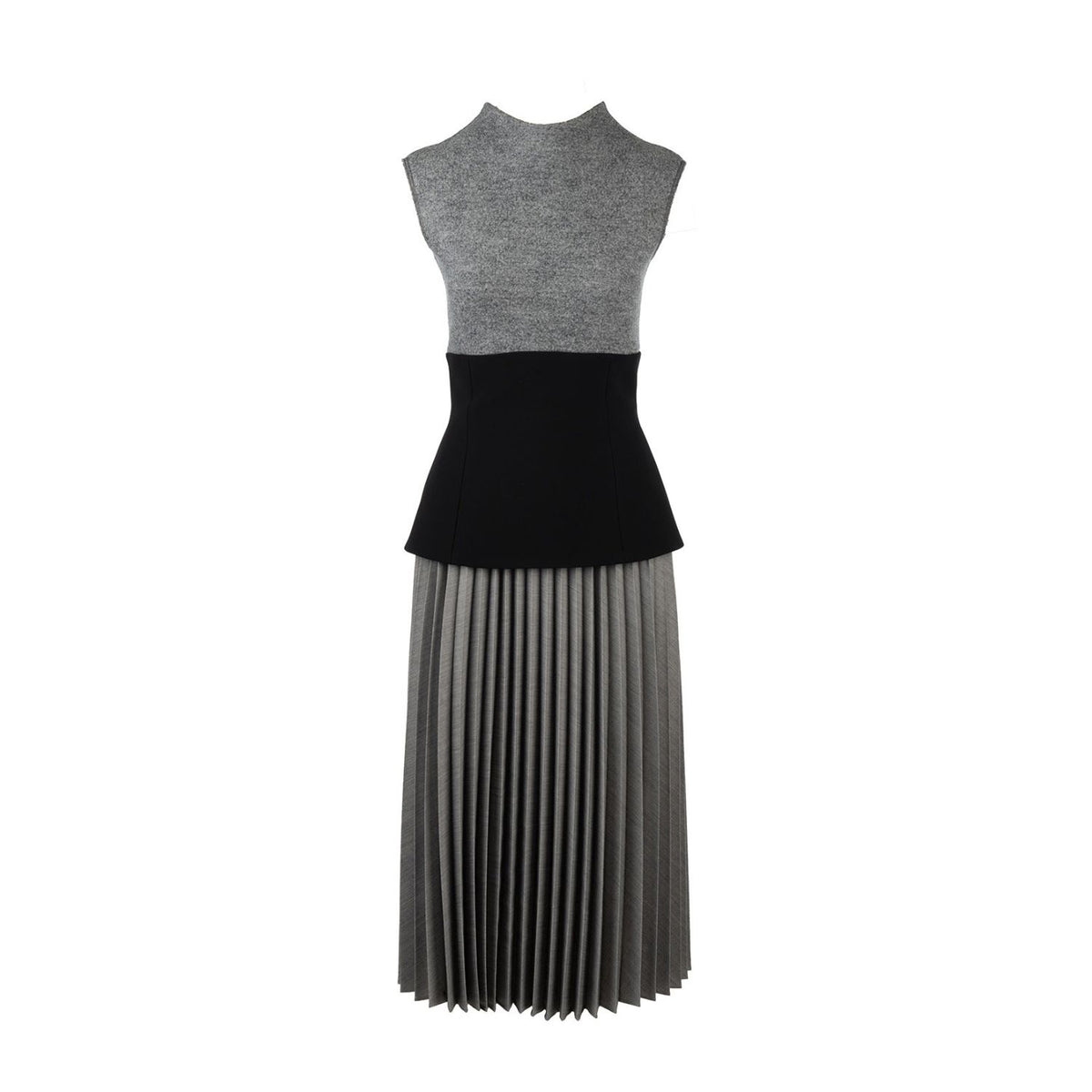 Dress Vivienne - black, light gray