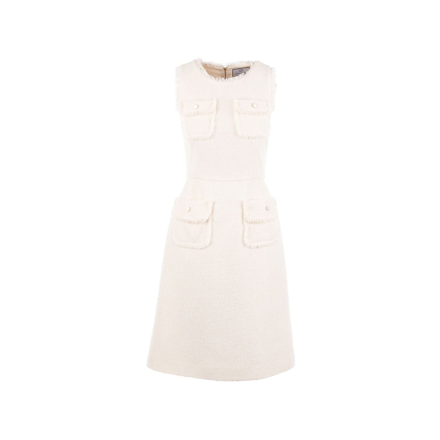 white tweed dress midi Tweed dress Margaux