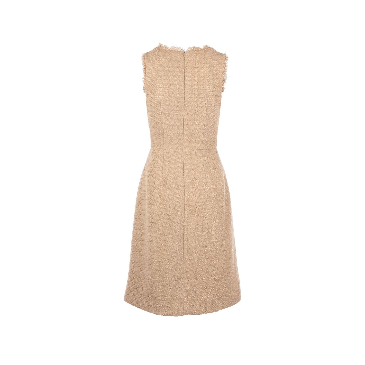Tweed dress Margaux - camel, midi