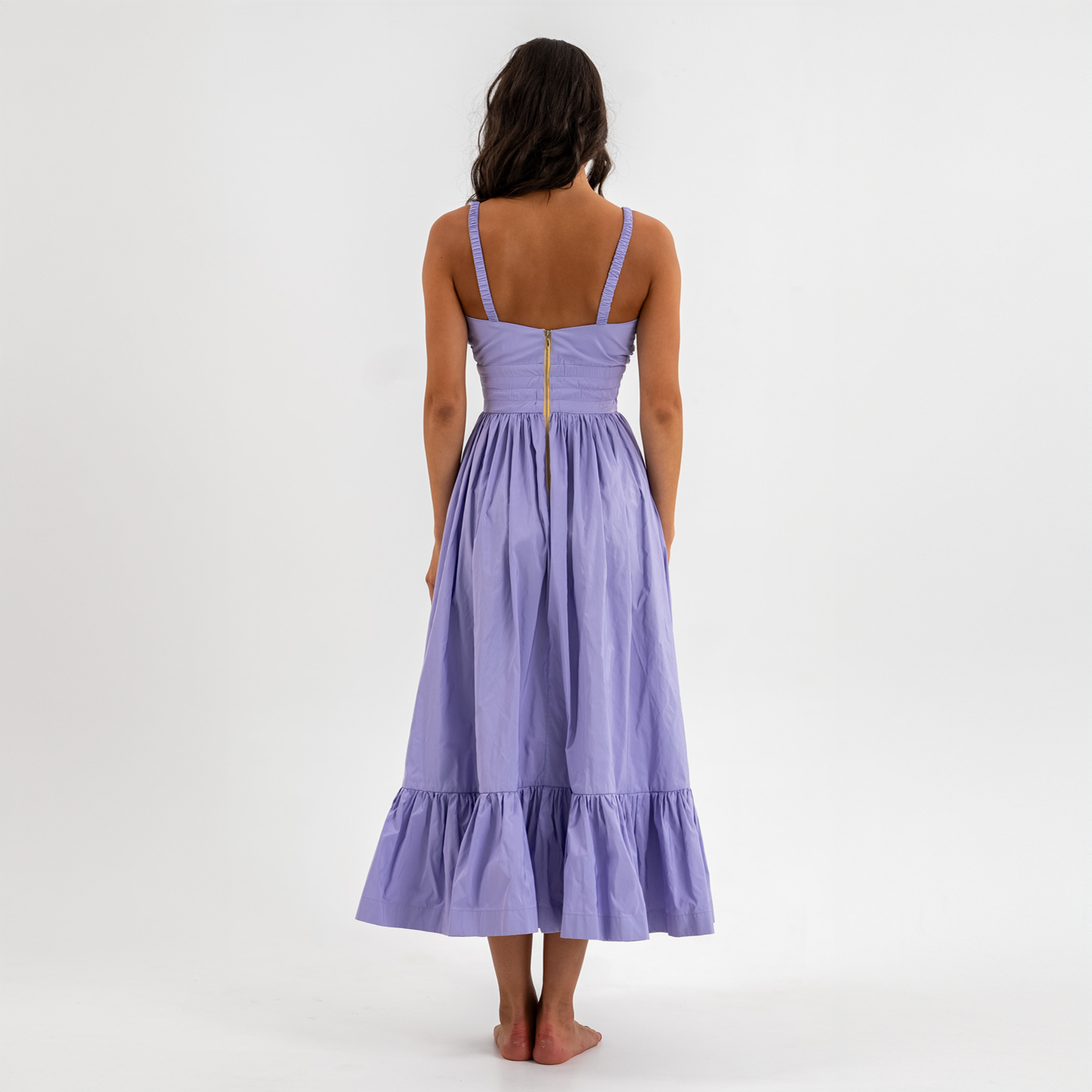 Bubblegum taffeta Dress Lilac