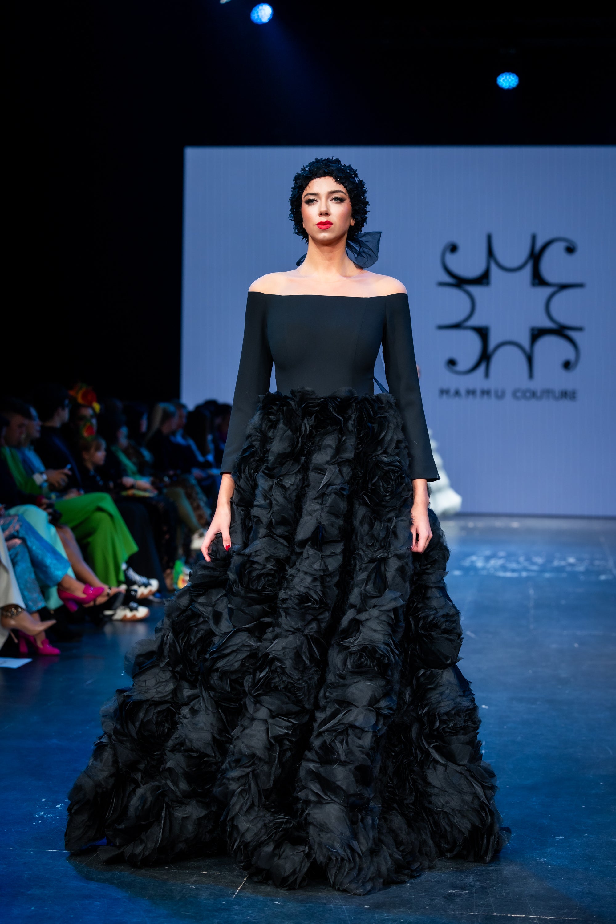 Dress Rosie - black, maxi