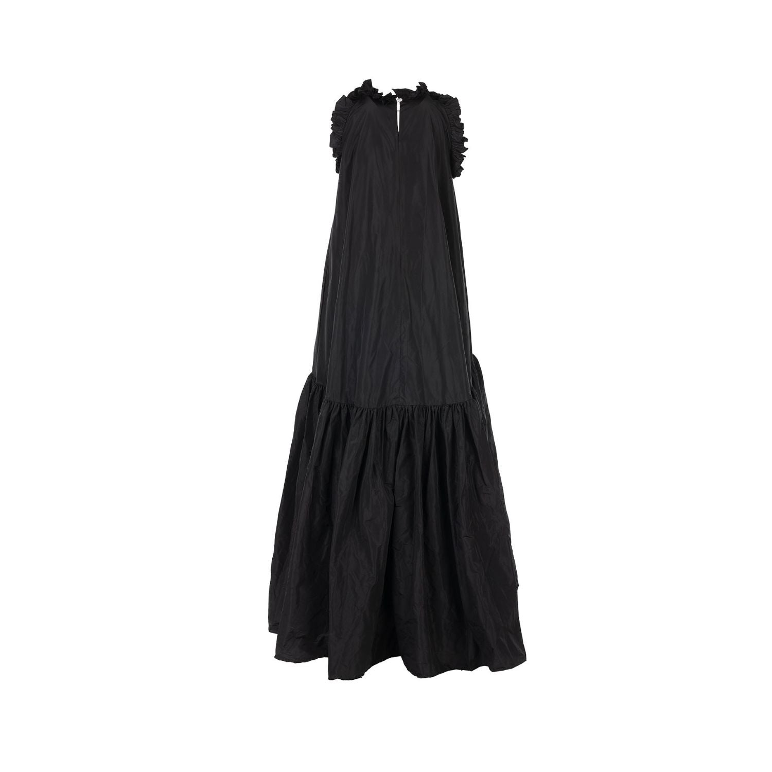 Taft dress Isabella - maxi, black