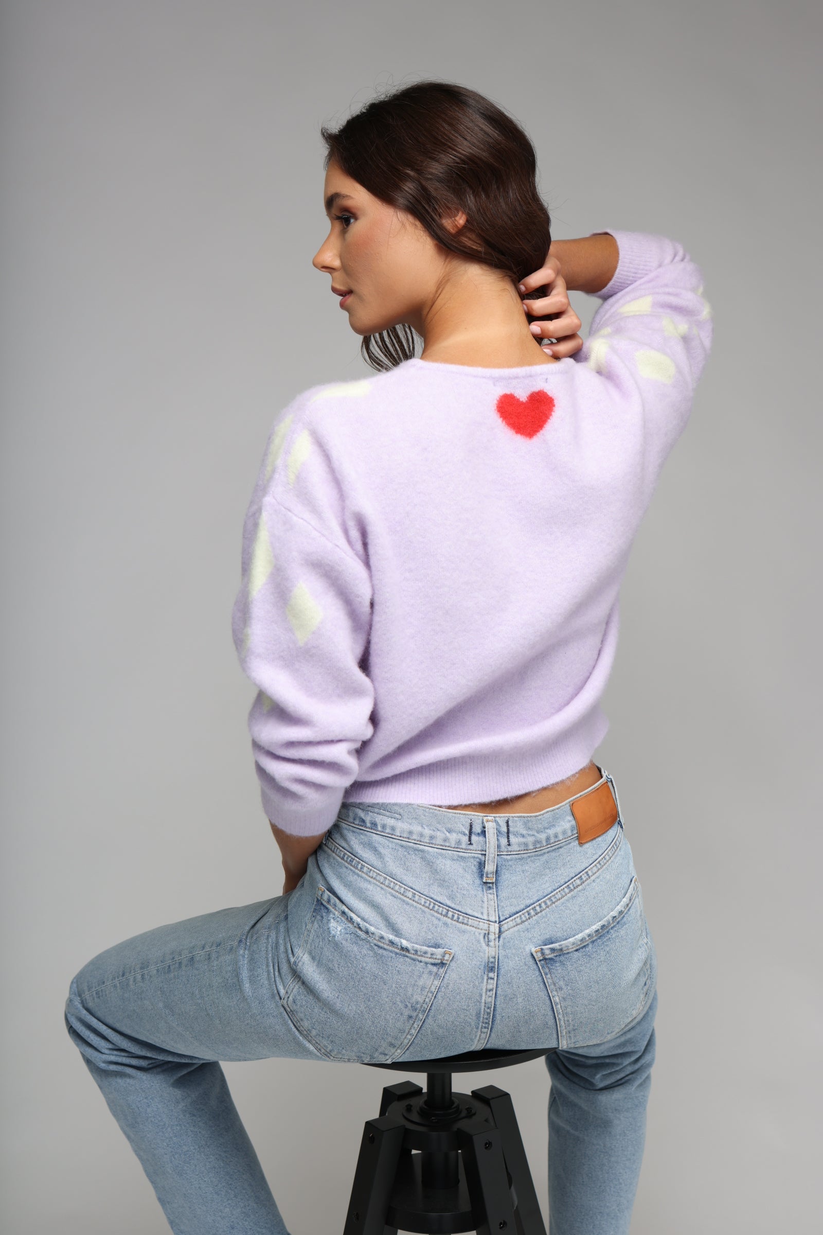 Sweater Diamante - purple