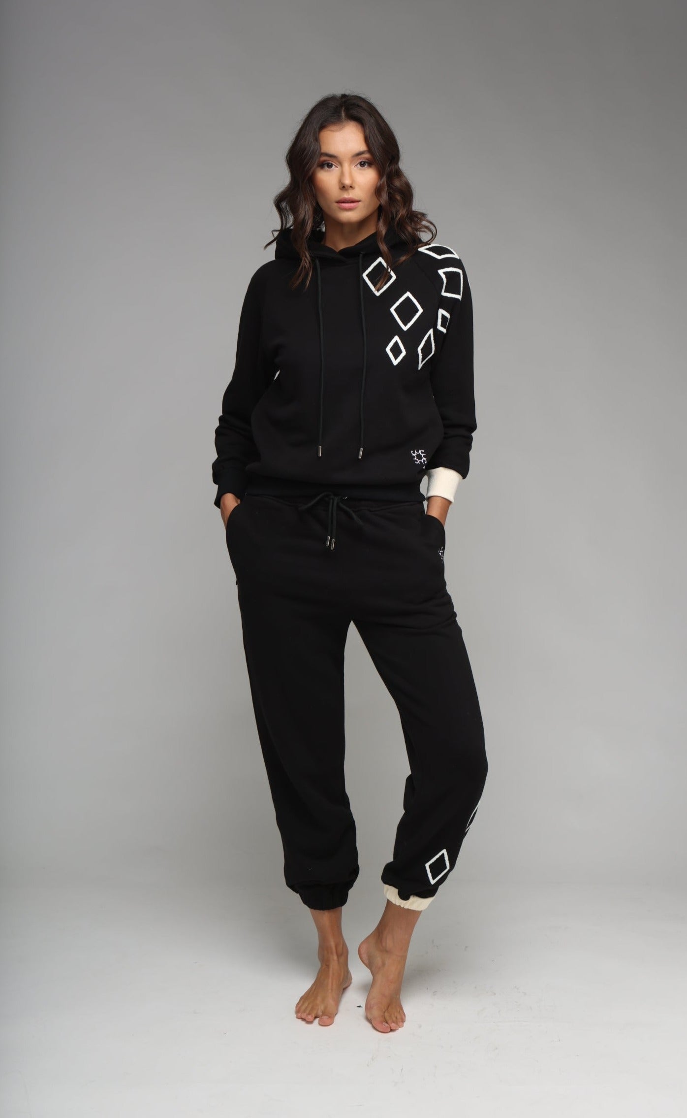 Sweatpants Diamante - black