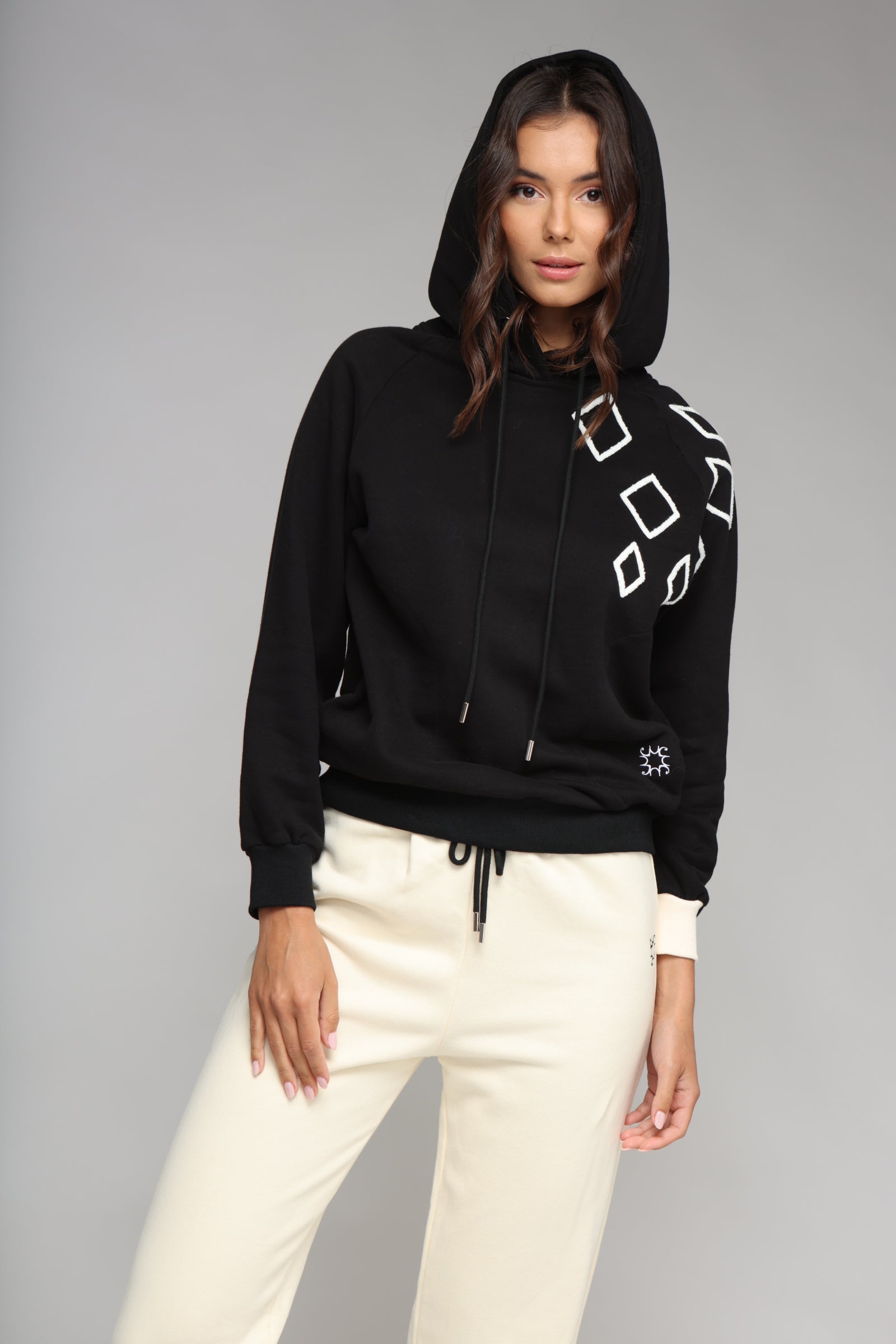 Sweatshirt Diamante - black