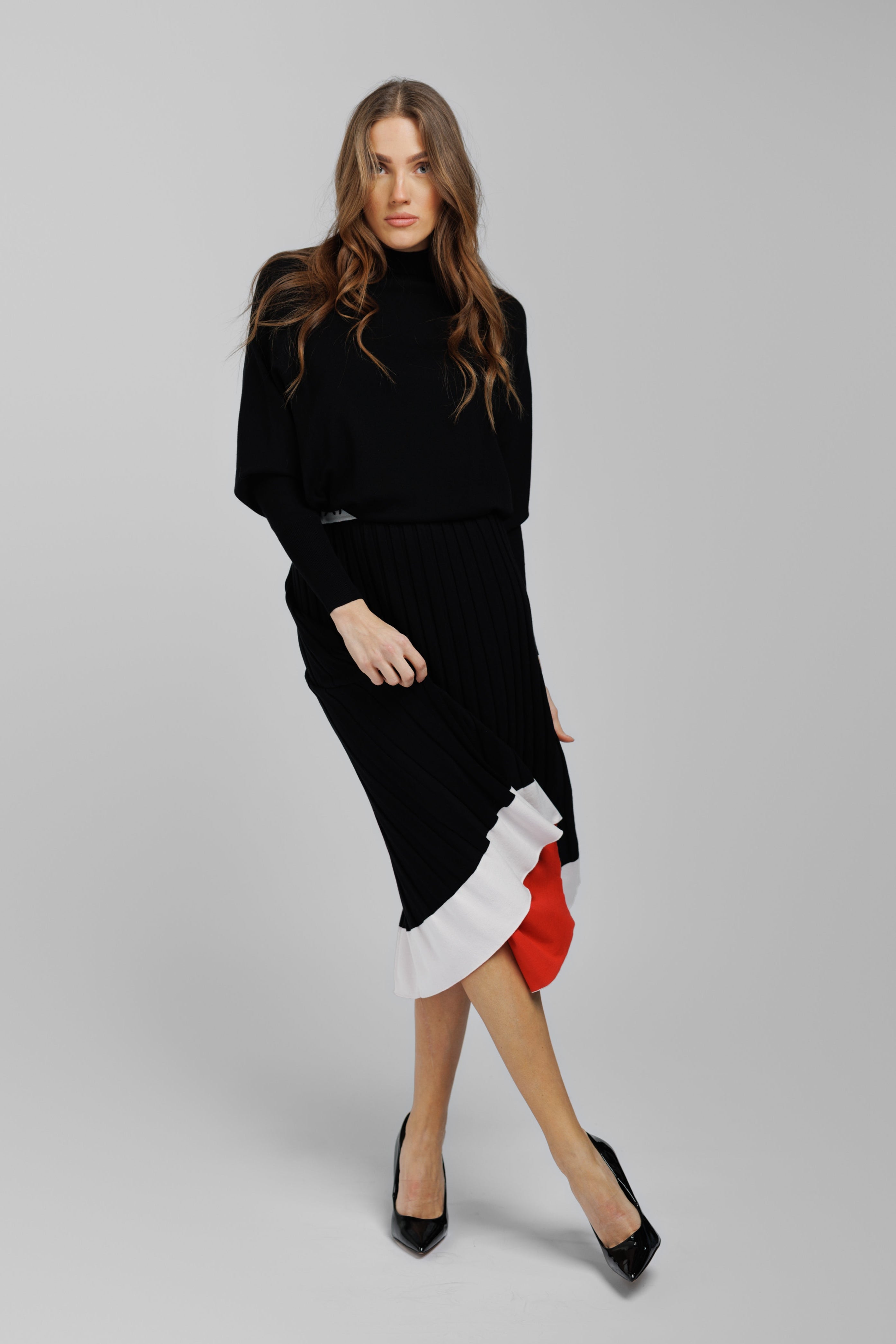 Knitted Dress Brigitte - long sleeves