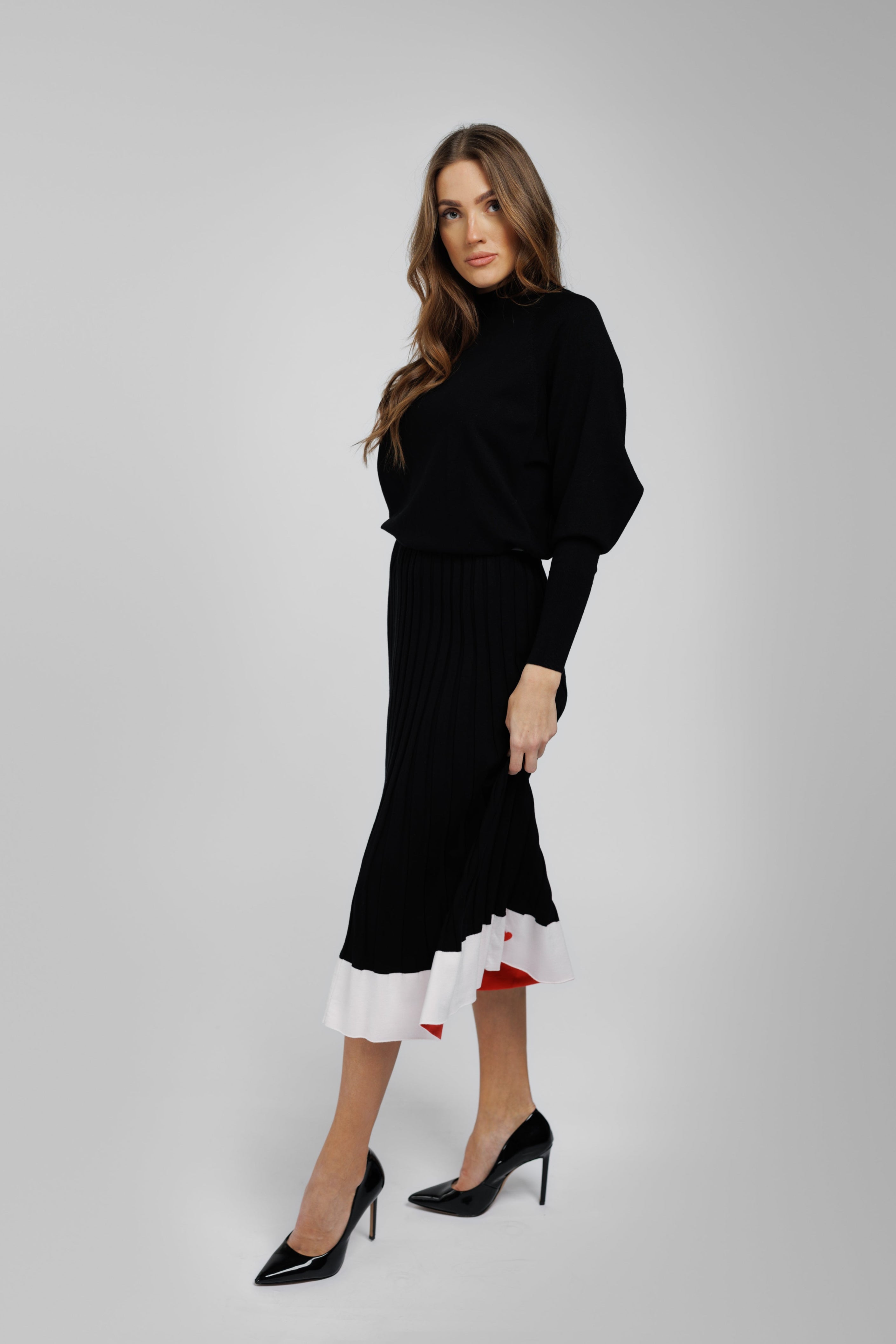 Knitted Dress Brigitte - long sleeves