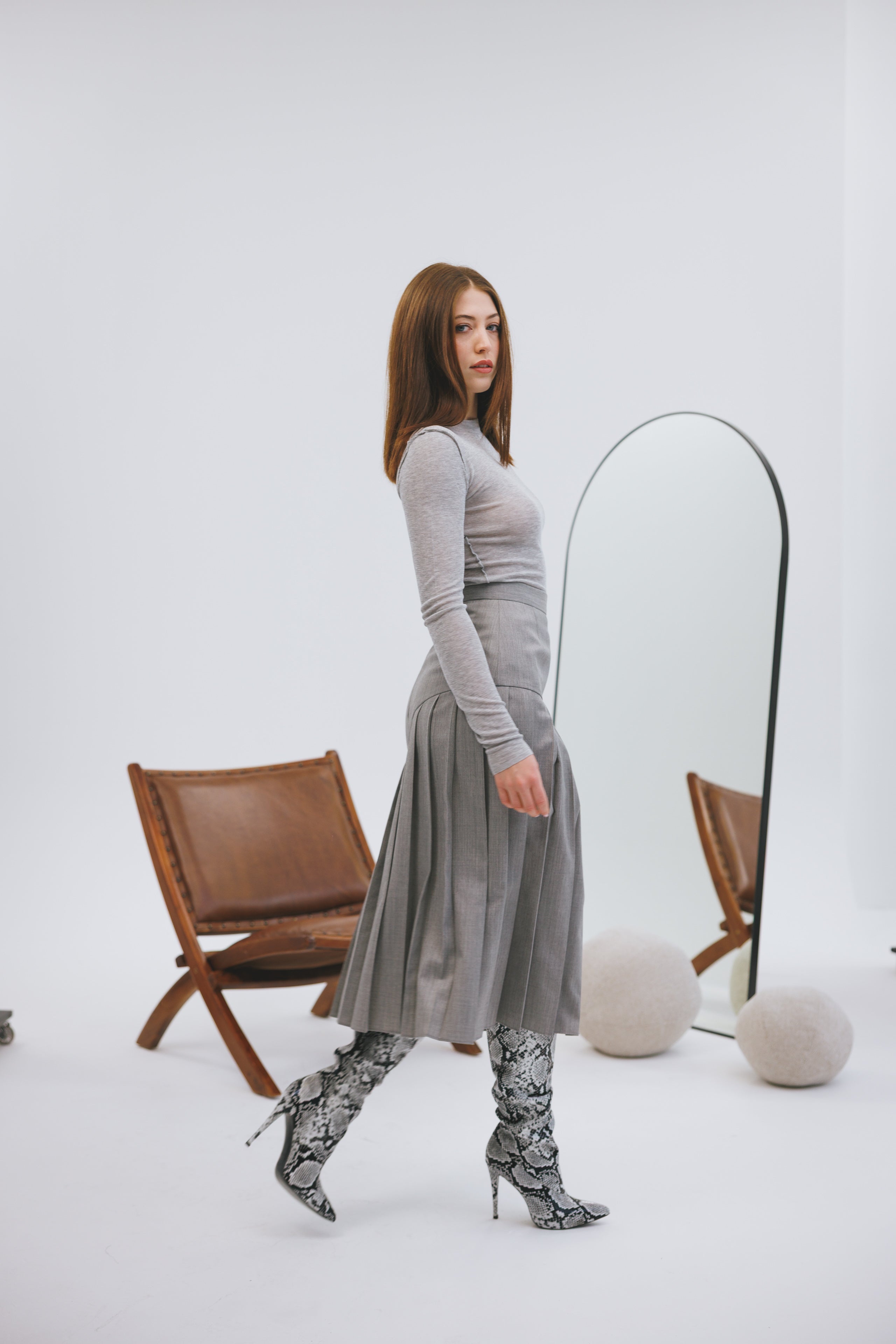 Plisseerseelik Noa - hall