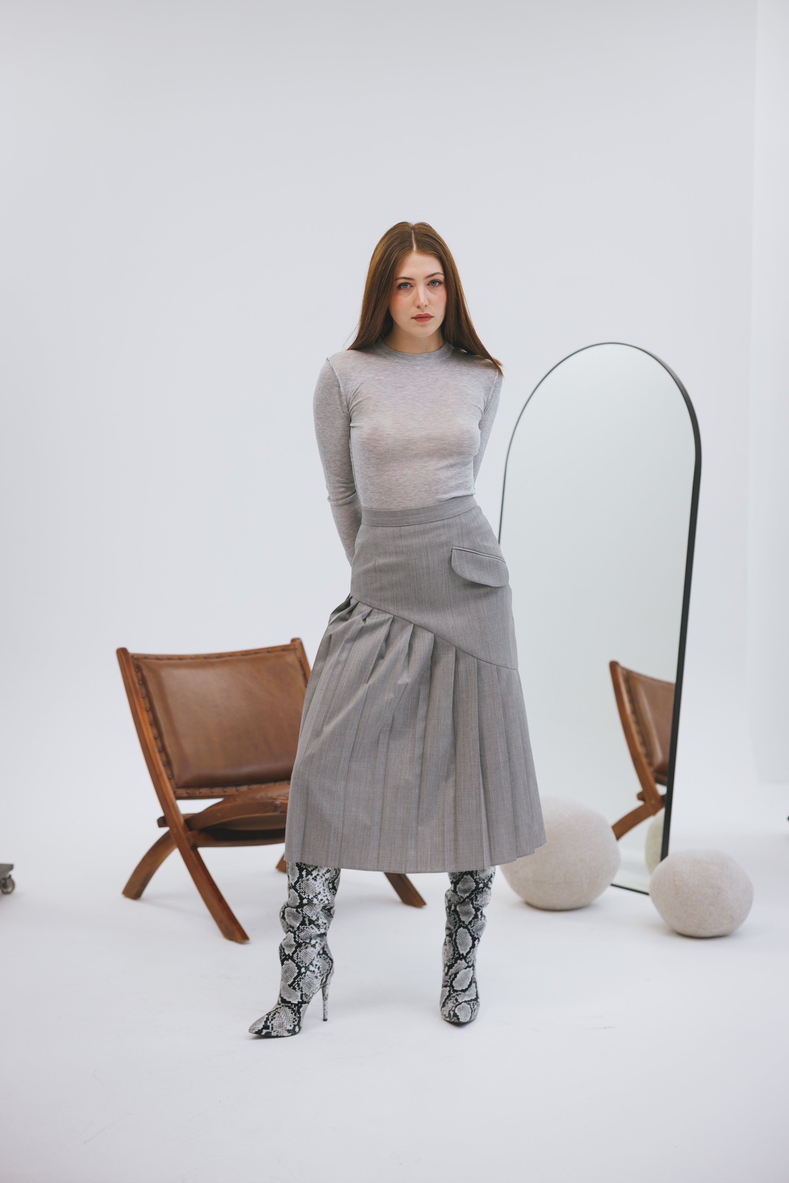 Plisseerseelik Noa - hall