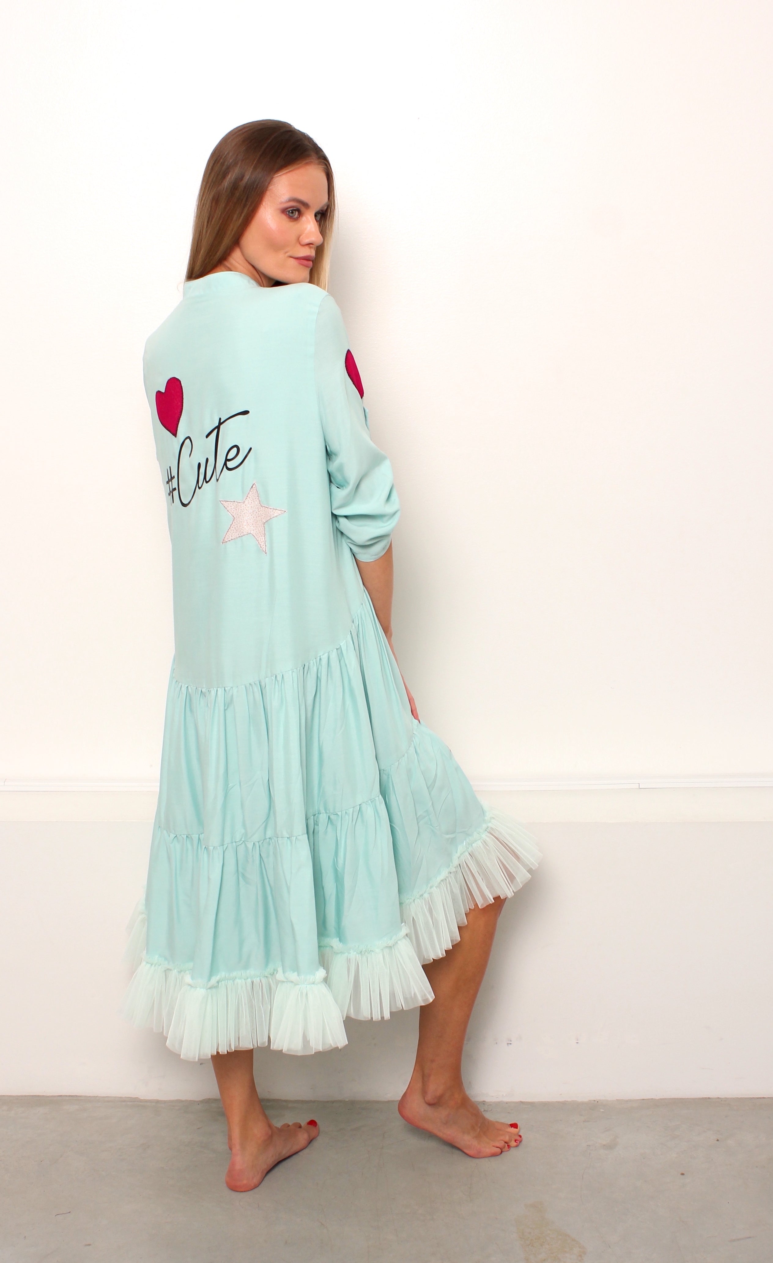 Flowy Viscose Summer Dress #Cute Minty