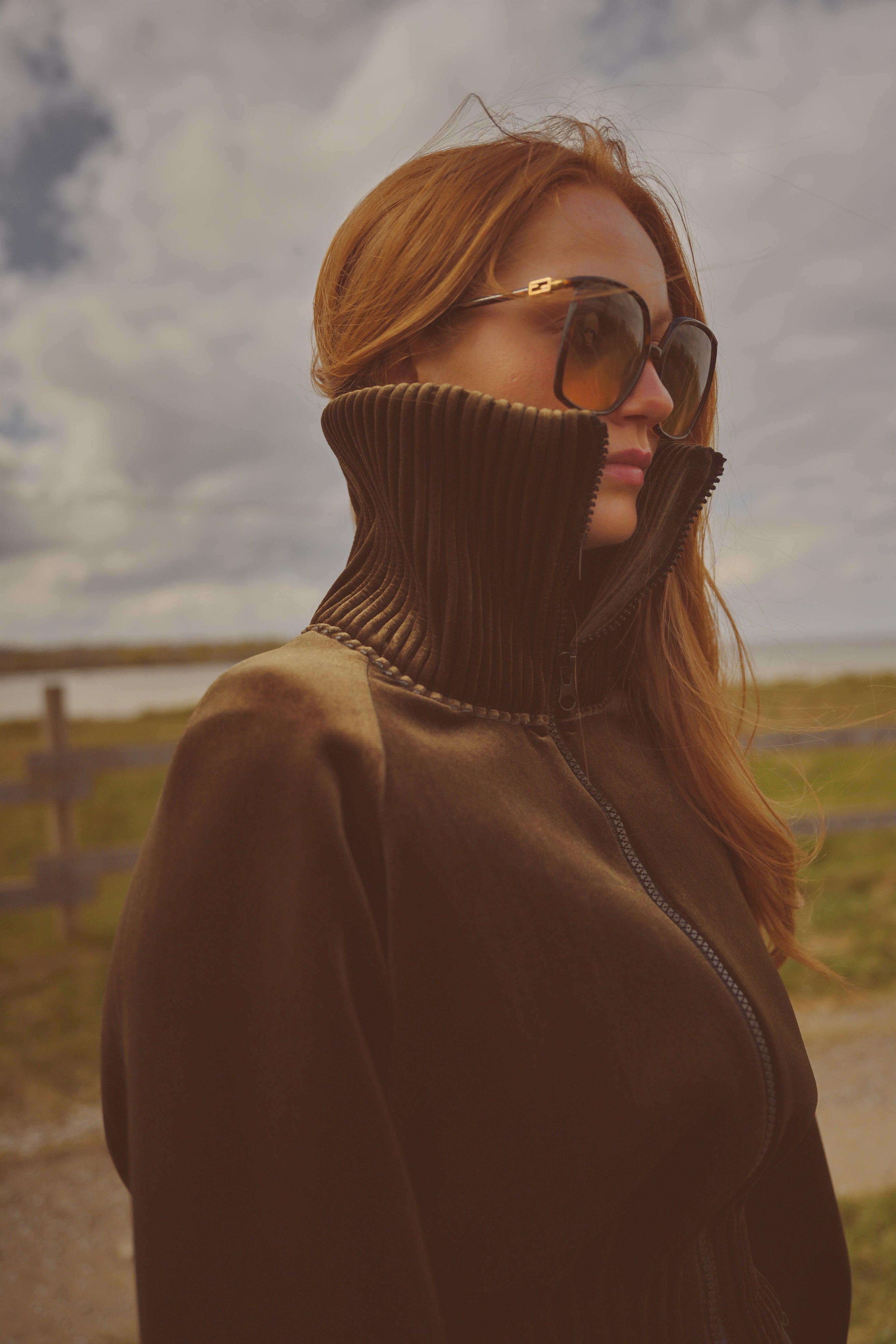 Velvet bomber - green