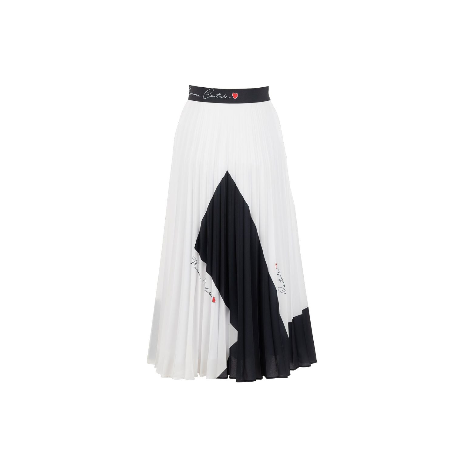 Tetris Pleated Skirt - midi