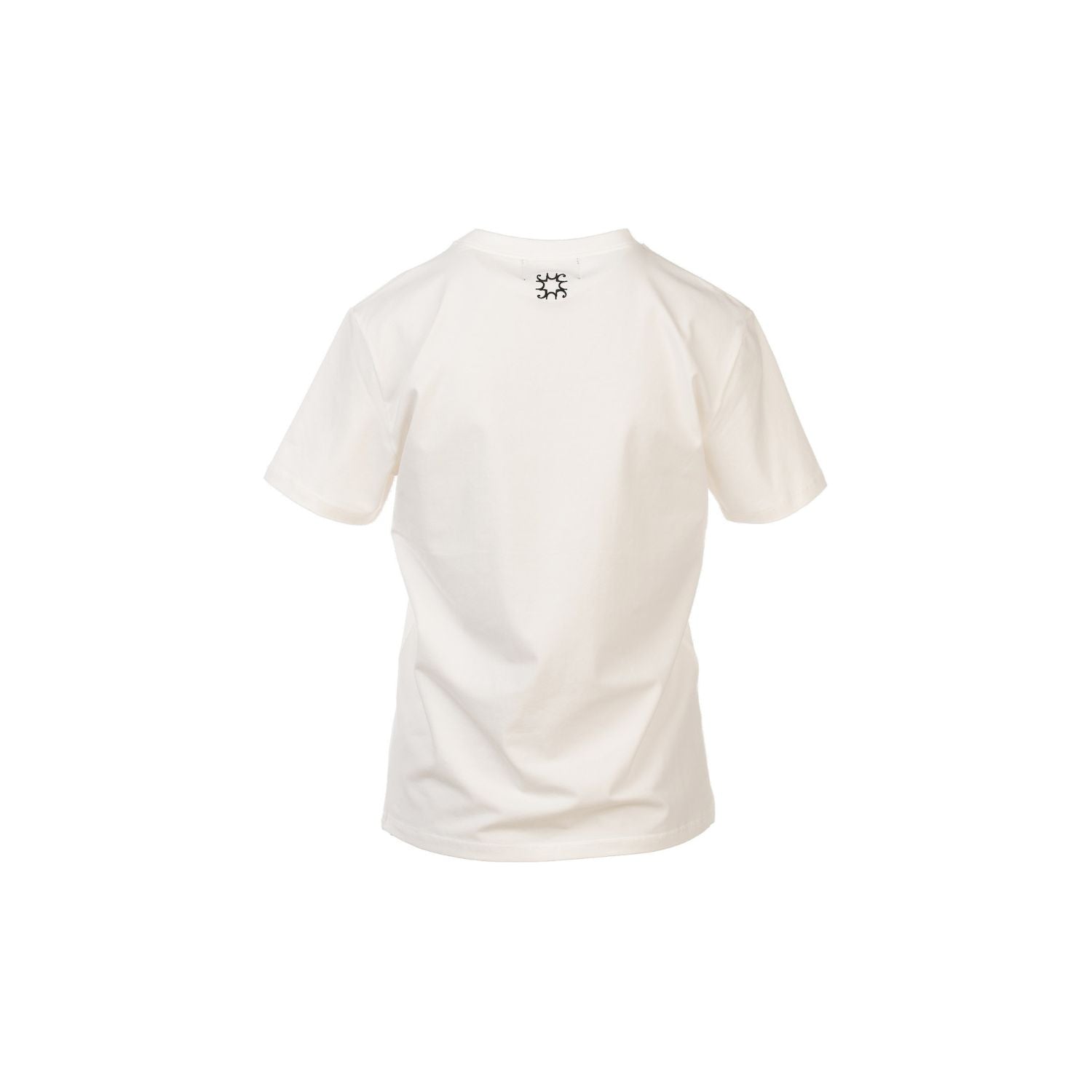 MC T-shirt with blue embroidery