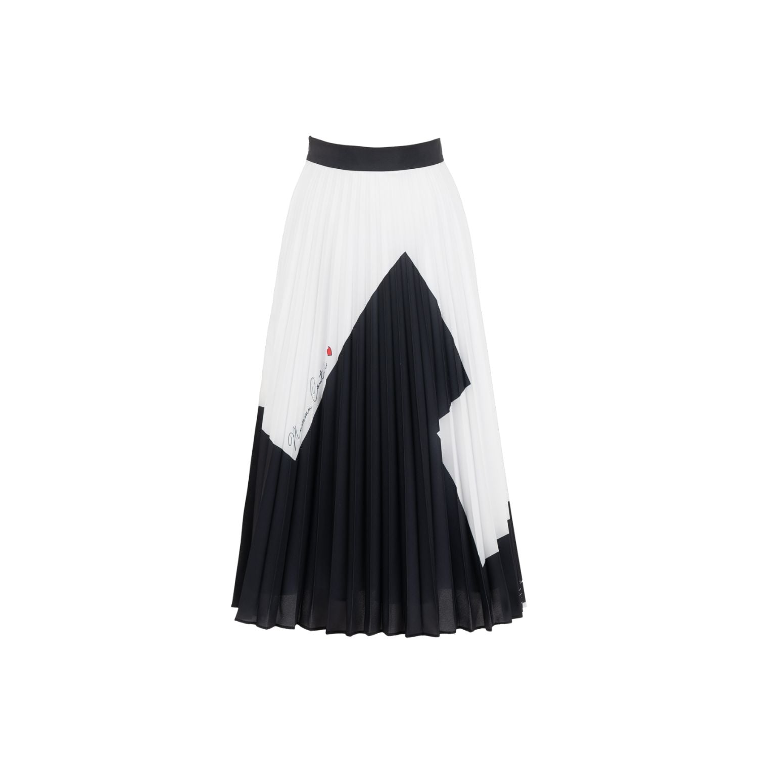 Tetris Pleated Skirt - midi