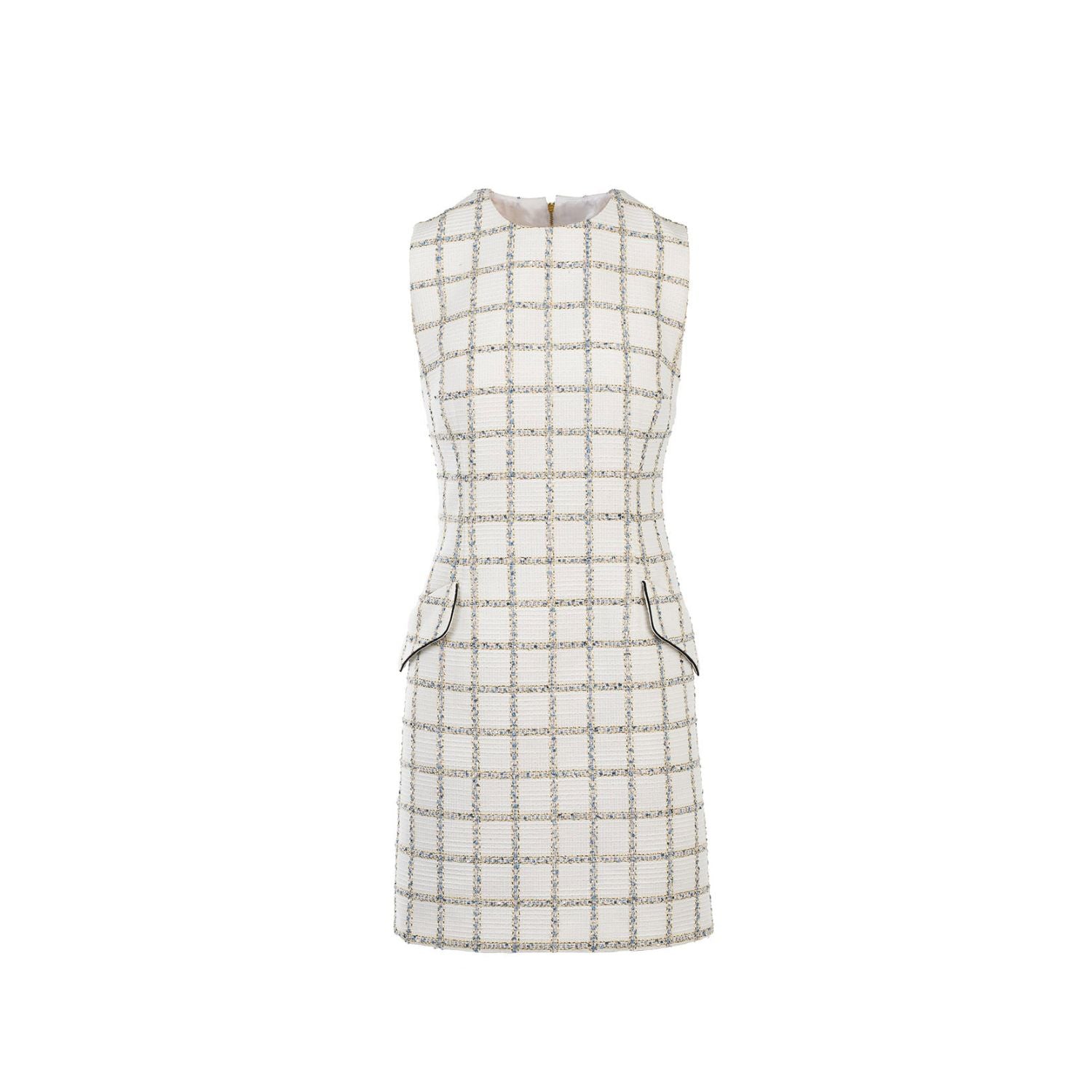 Dress Hailey - white checkered