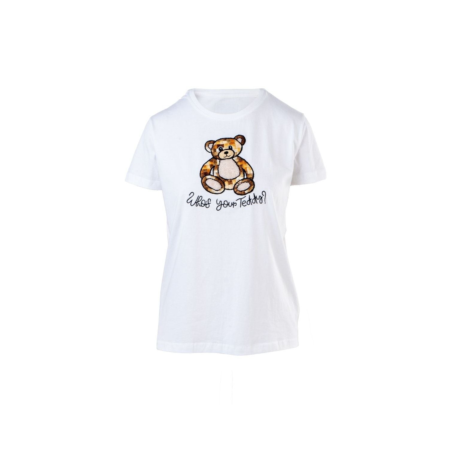 T-shirt with teddy embroidery