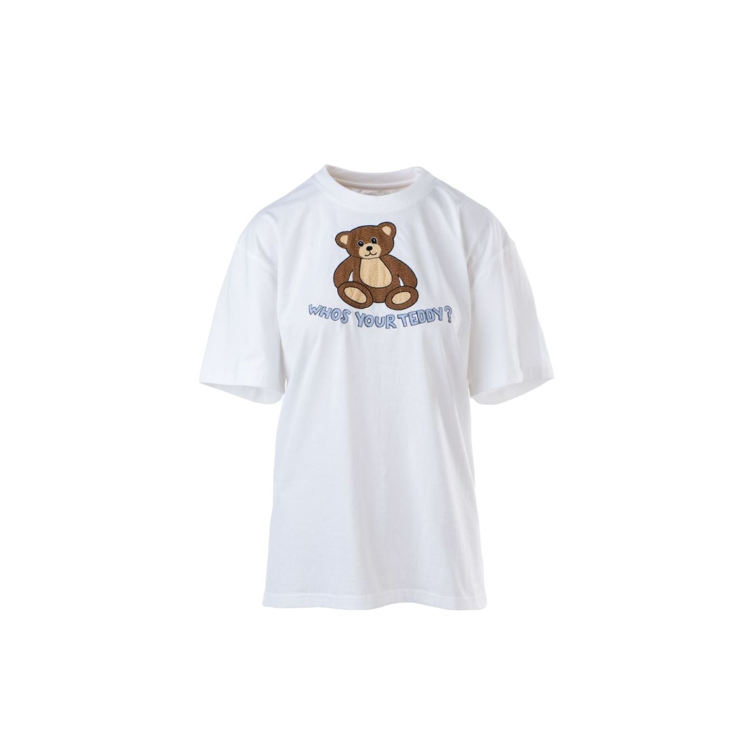 T-shirt with Teddy blue embroidery