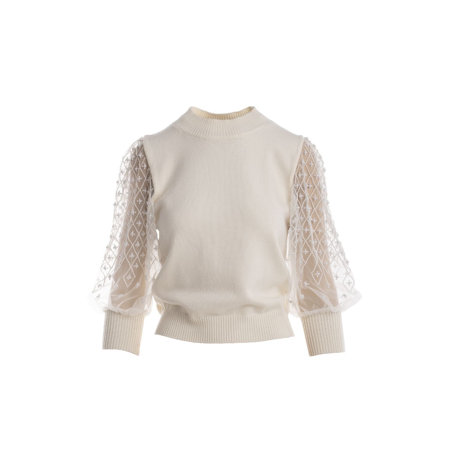 Sweater Anette - white pearl