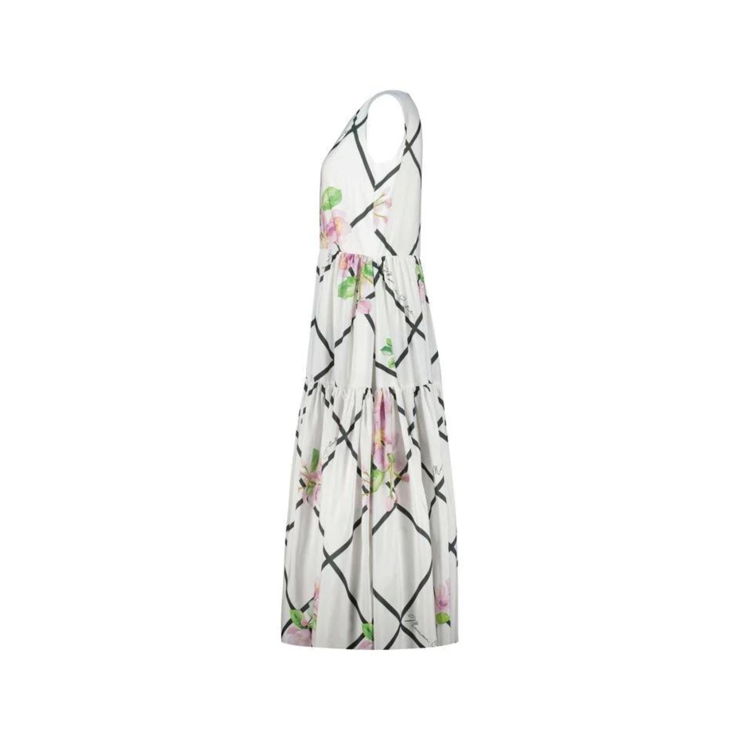 Amara Apple Blossom Taffeta Midi kleit