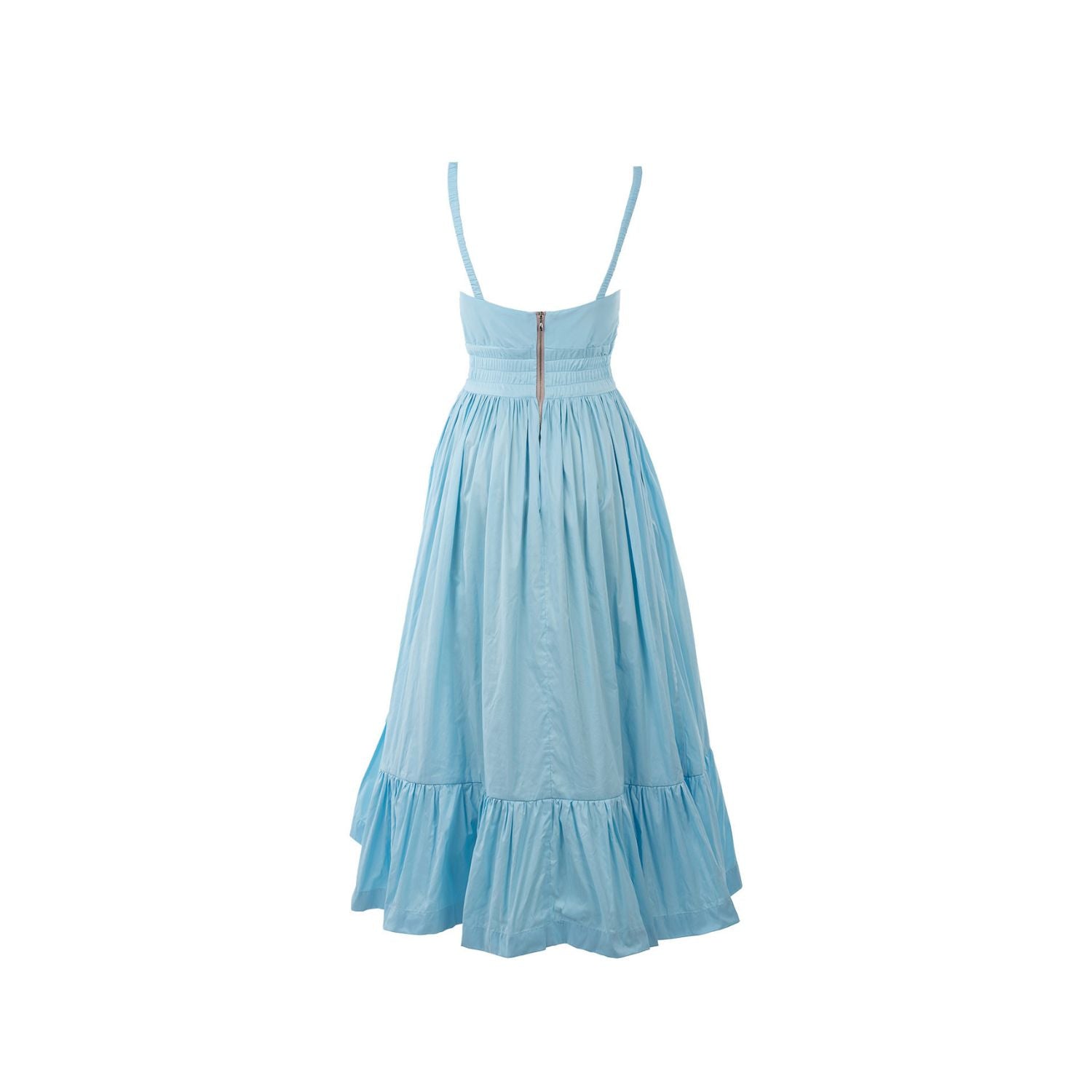 Bubblegum taffeta Dress Aqua