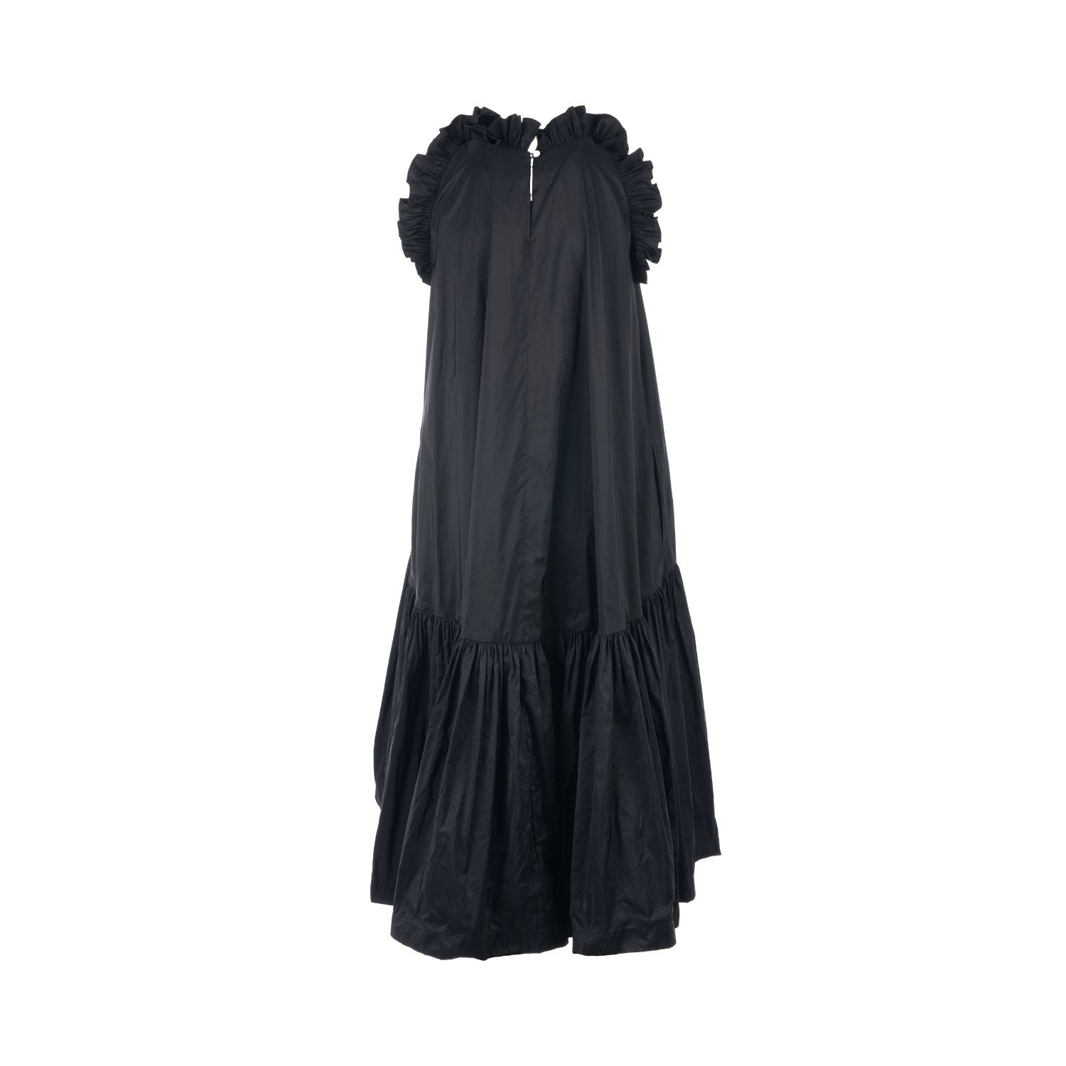 Taft dress Isabella - midi, black