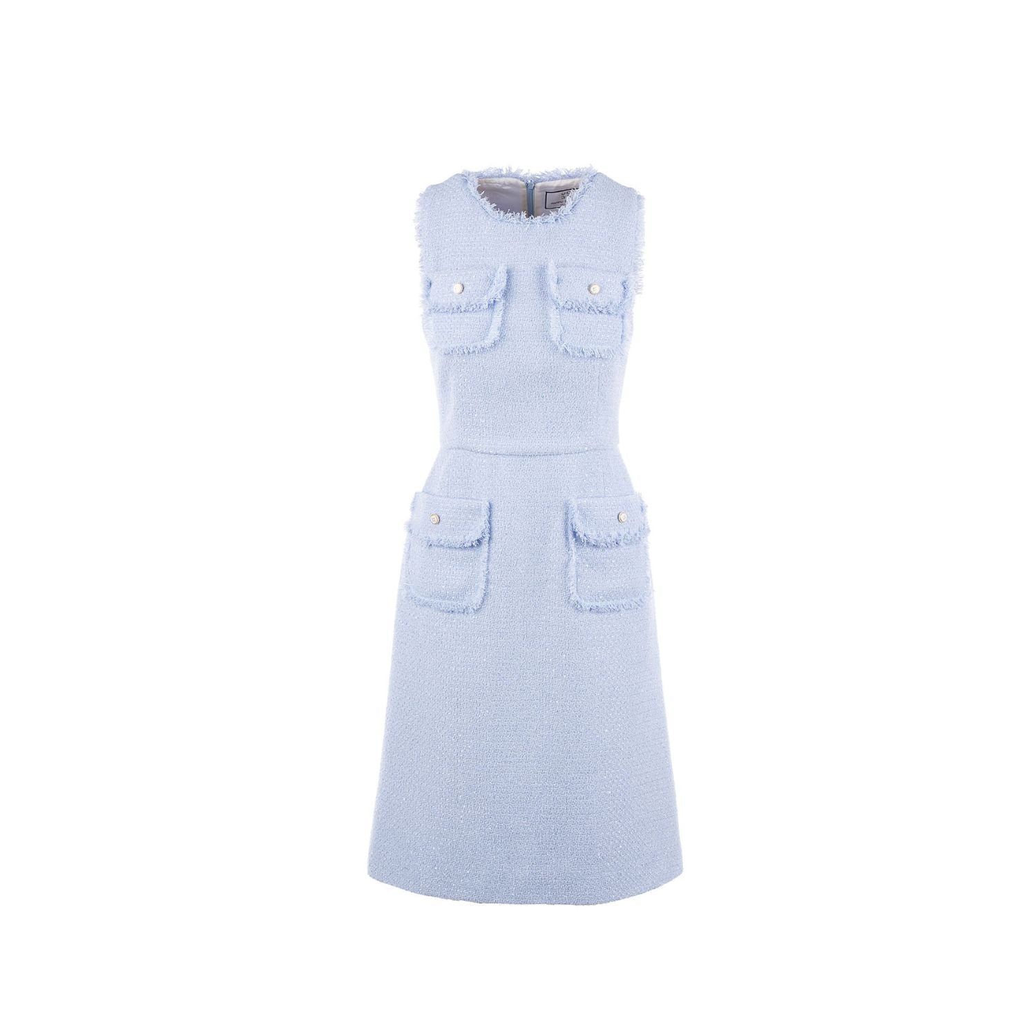 Tviidkleit Margaux - sinine, midi
