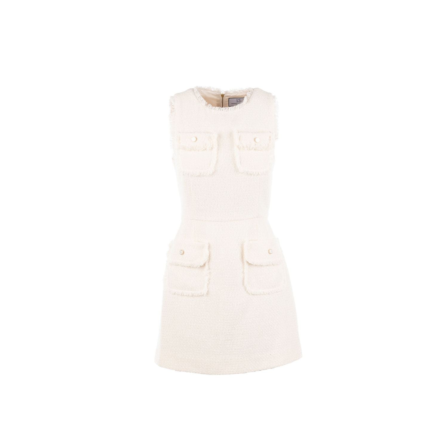 Tviidkleit Margaux - valge, mini