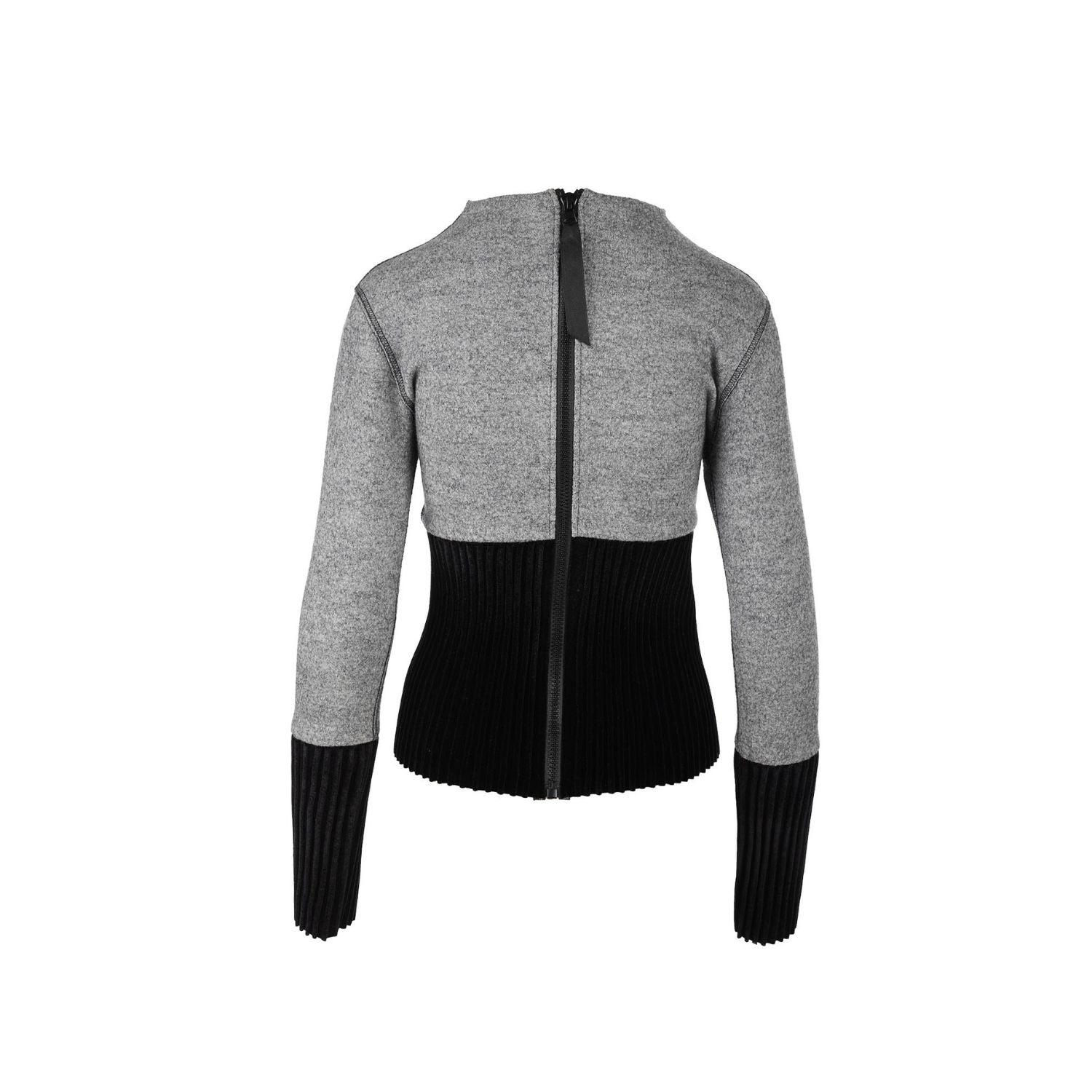 Meriino Peenvillast Pluus - hall ja must