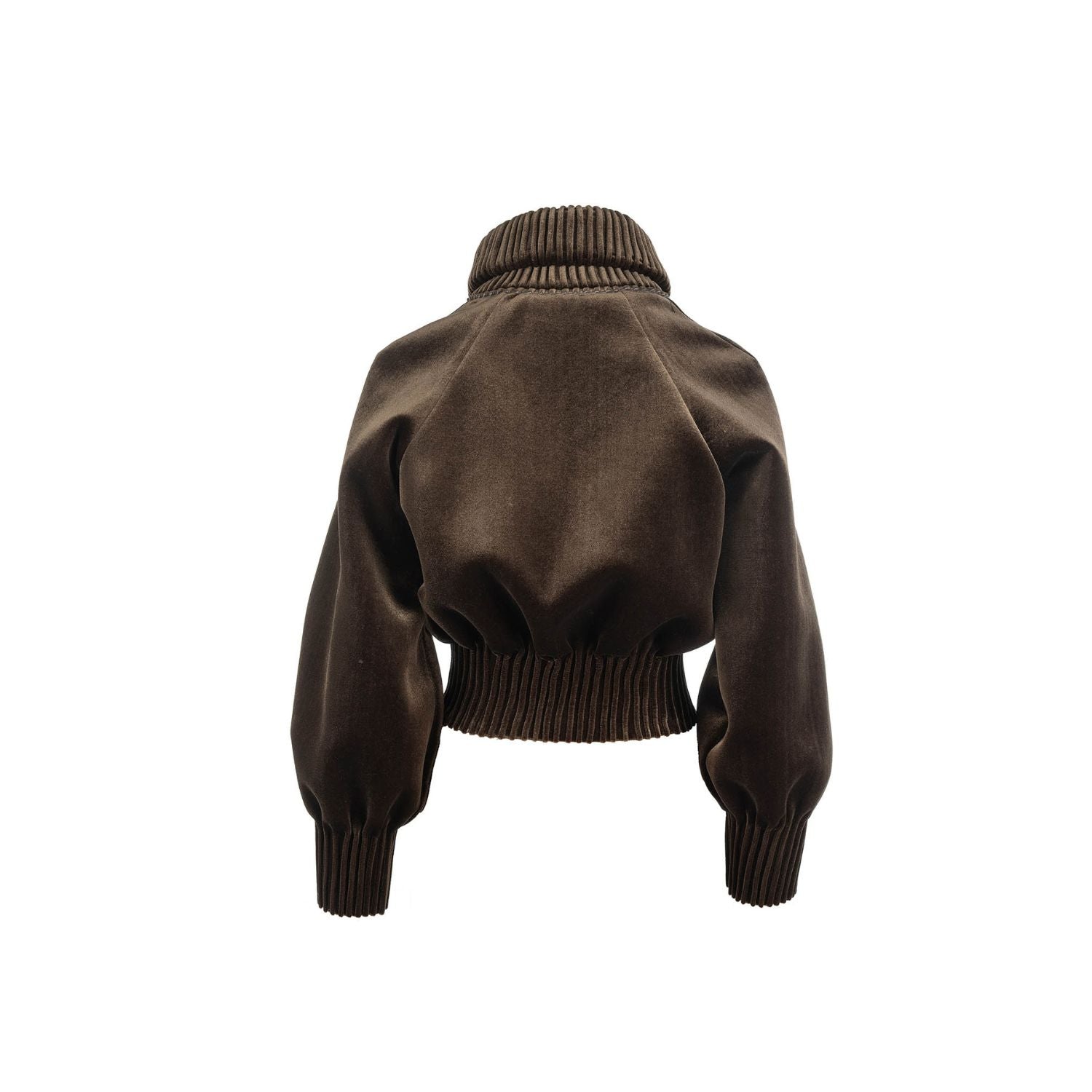 Velvet bomber - green