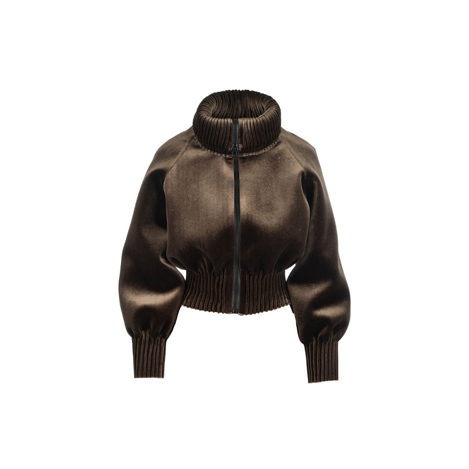 Velvet bomber - green