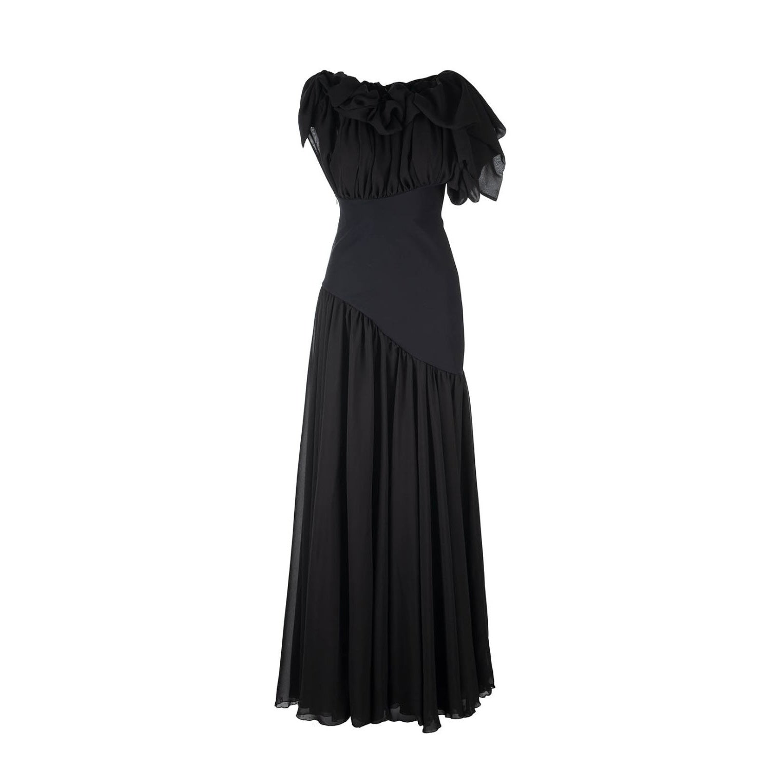 Dress Soleil - black, maxi