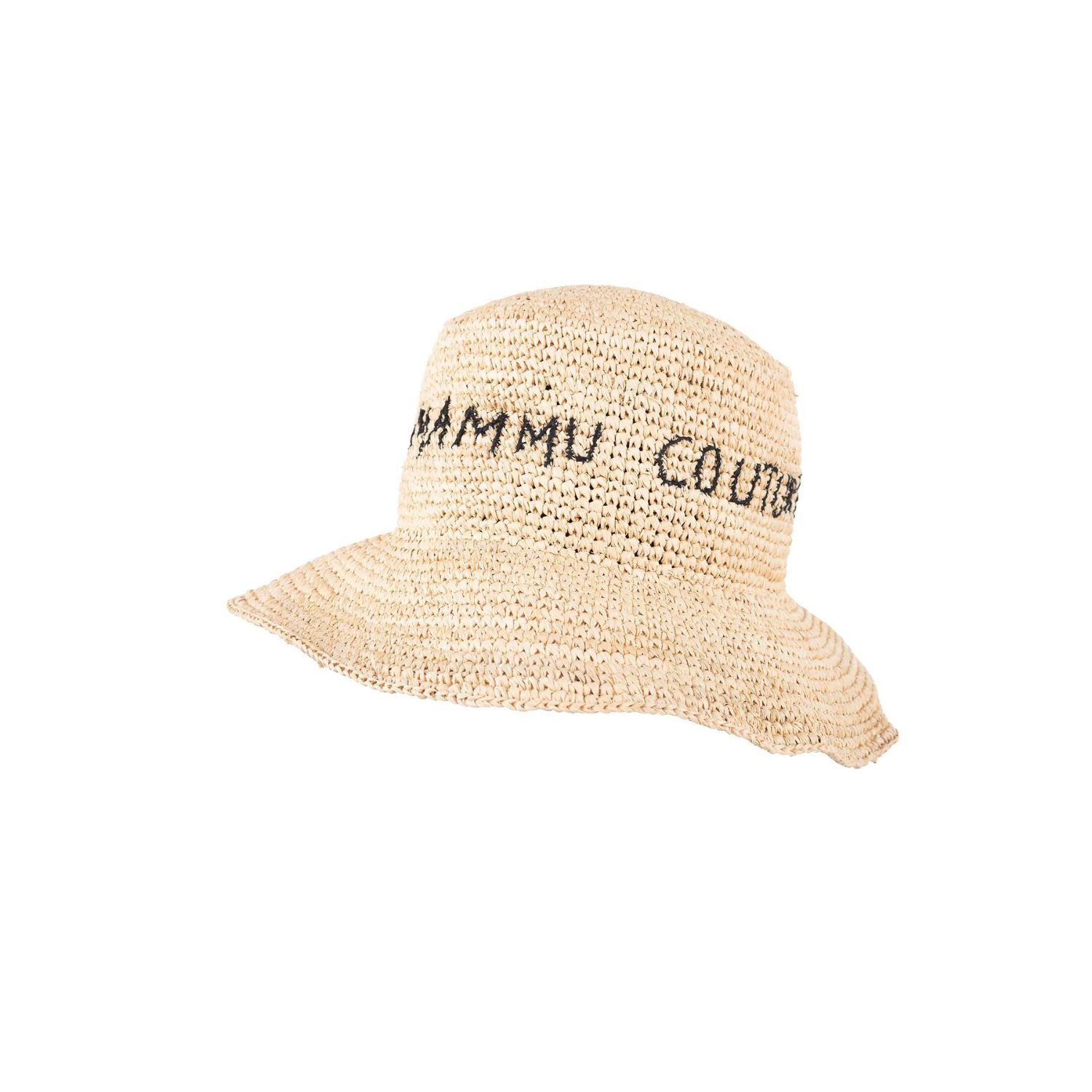 Straw bucket hat